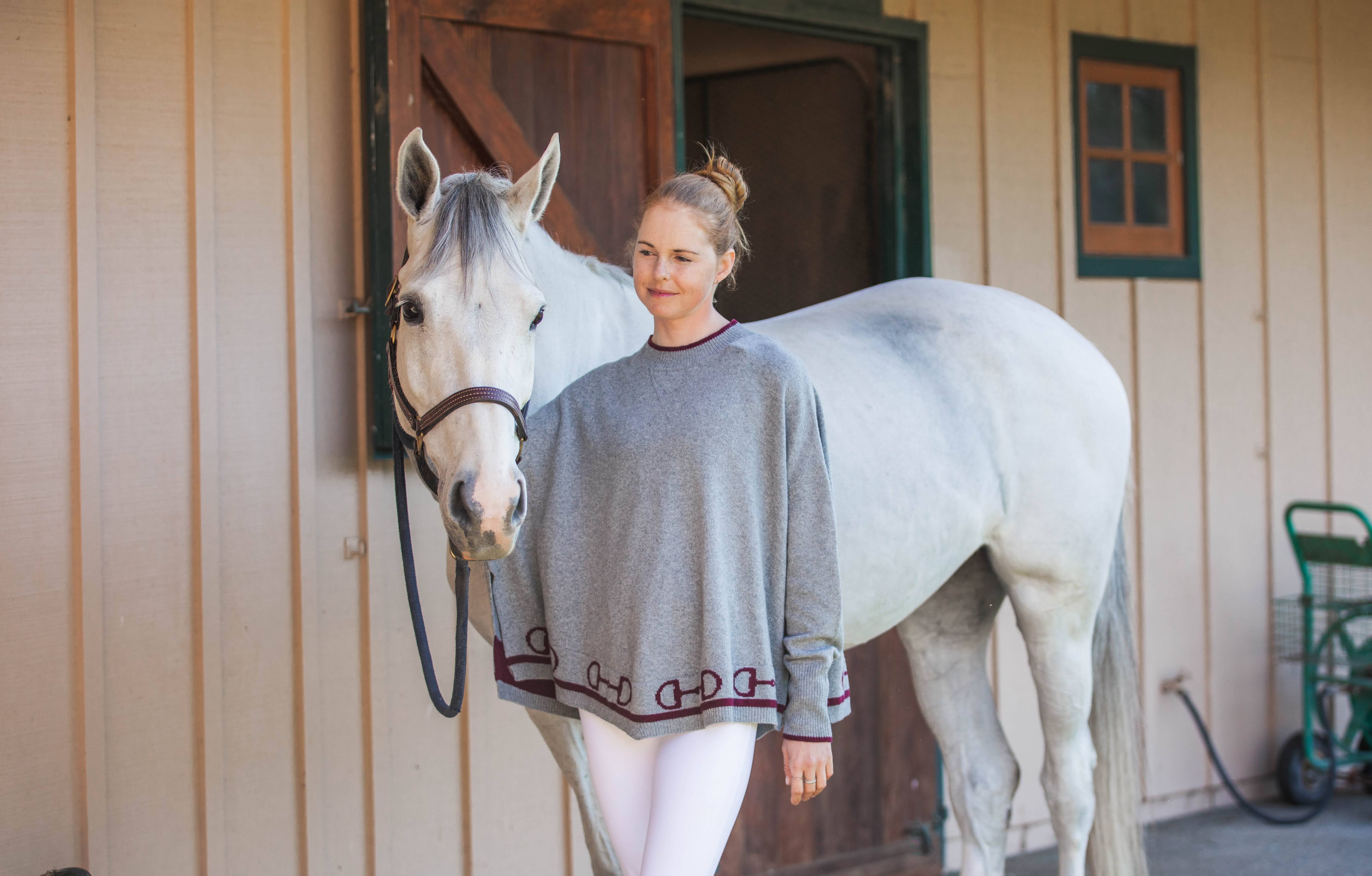 Kristina Bit Poncho with Sleeves