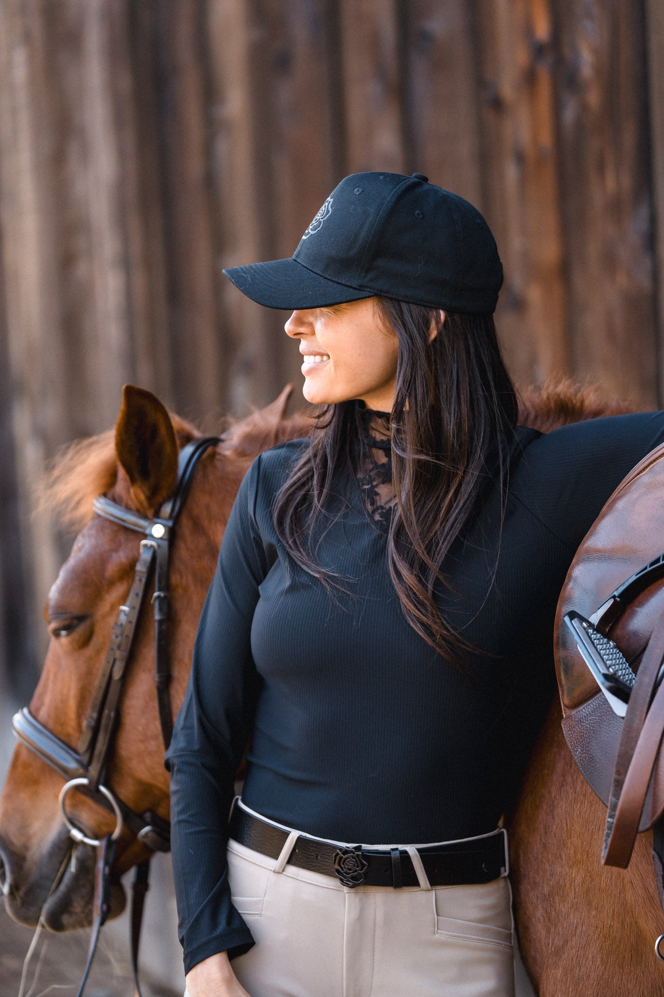 Izzy Lace LS Tech Top