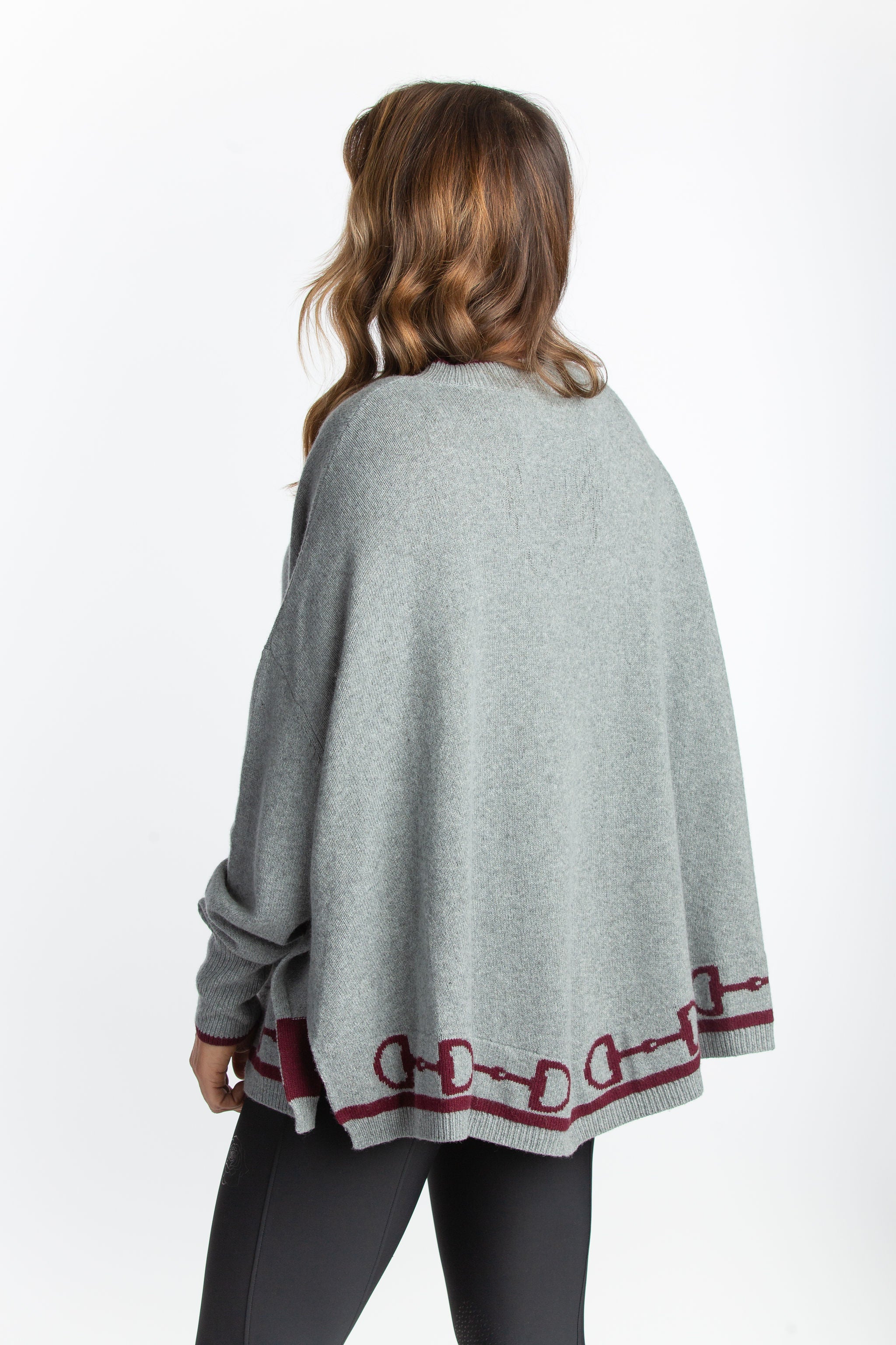 Kristina Bit Poncho with Sleeves
