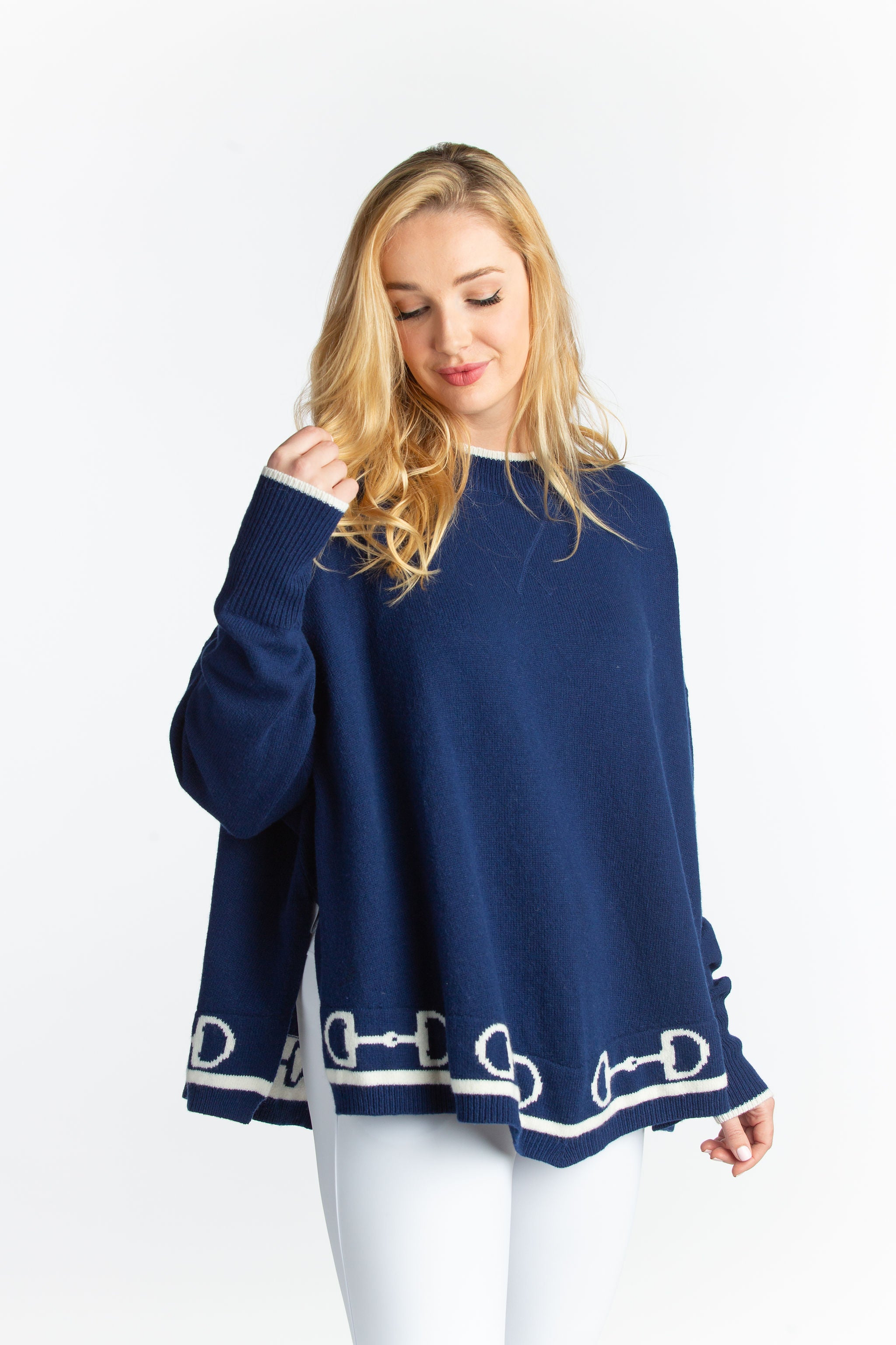 Kristina Bit Poncho with Sleeves