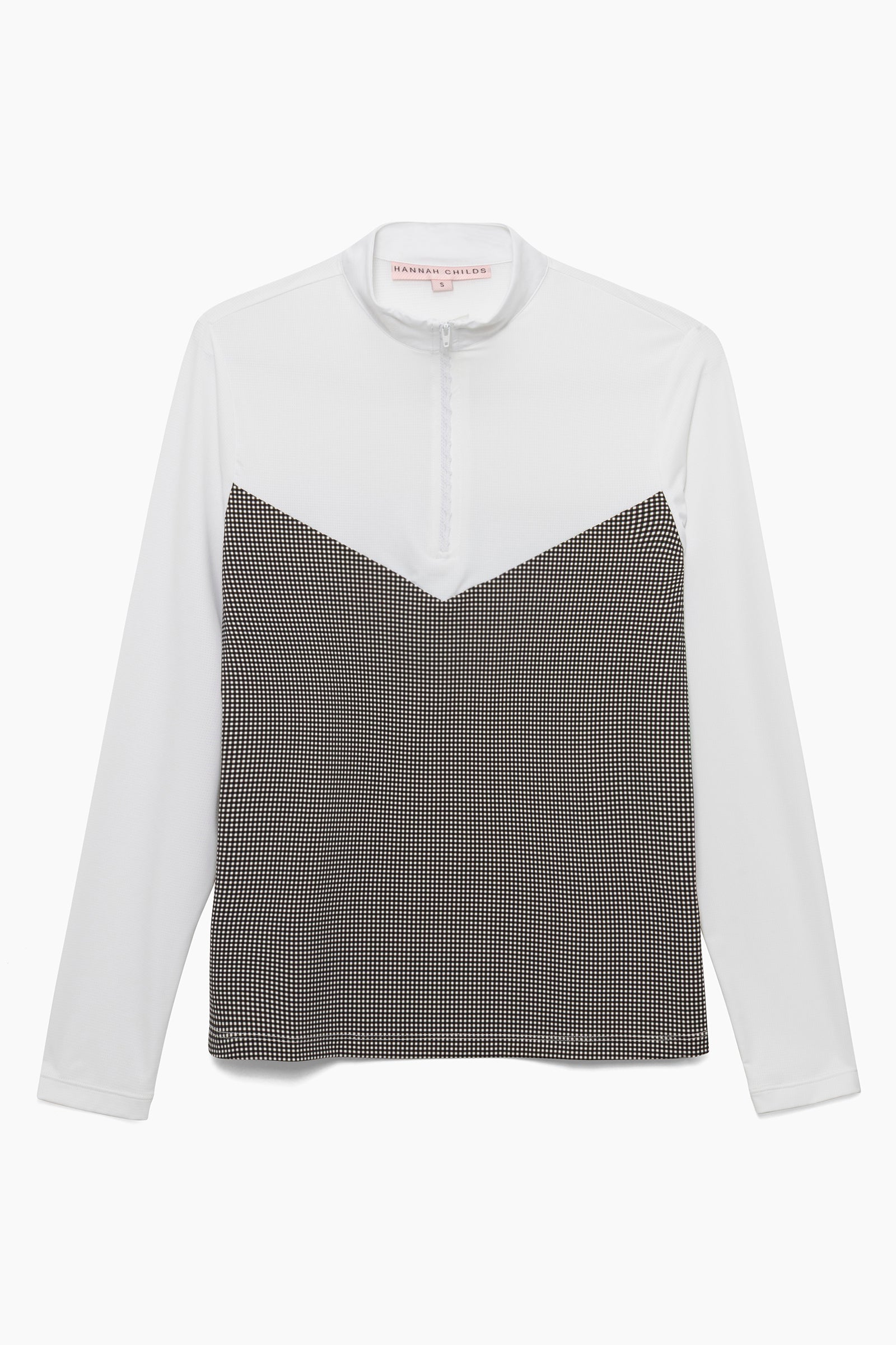 Clarissa Mesh Long Sleeve Zip Top