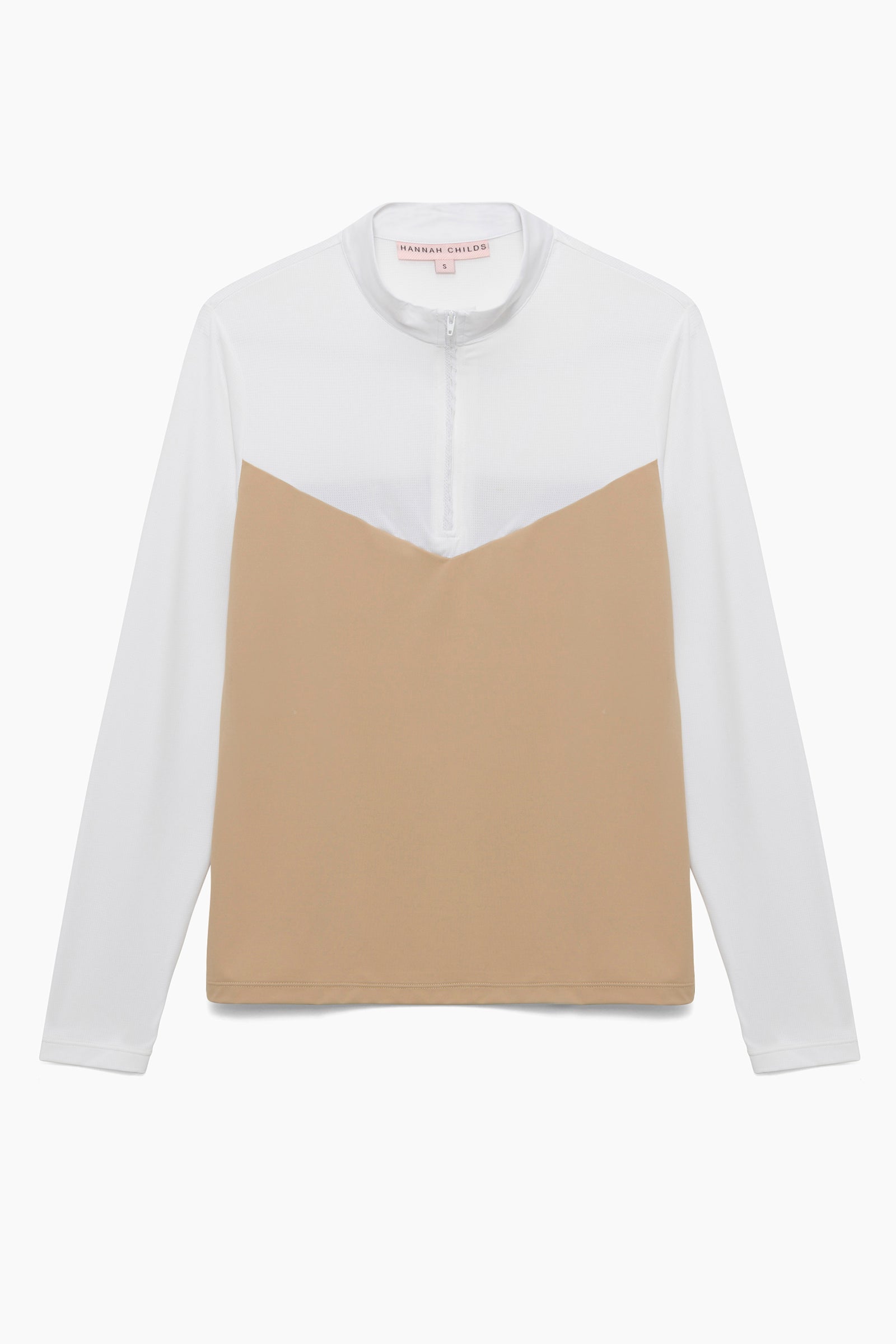 Clarissa Mesh Long Sleeve Zip Top