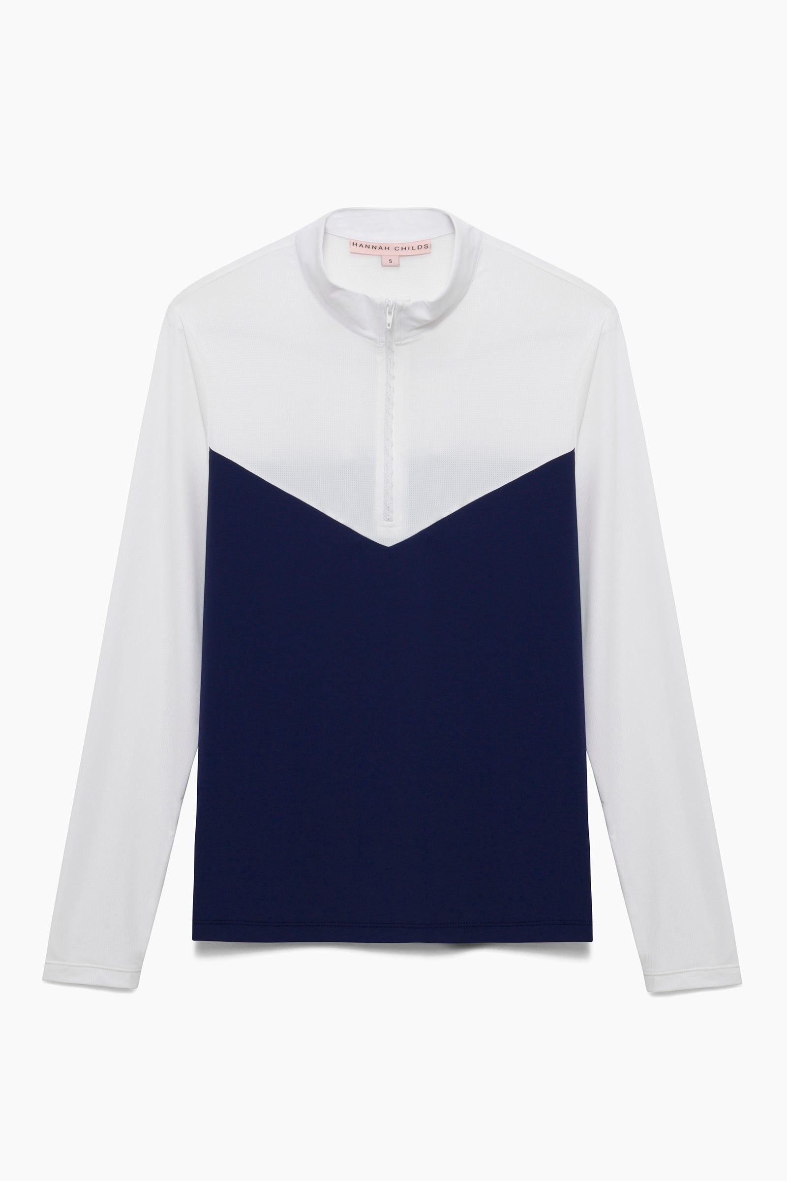 Clarissa Mesh Long Sleeve Zip Top