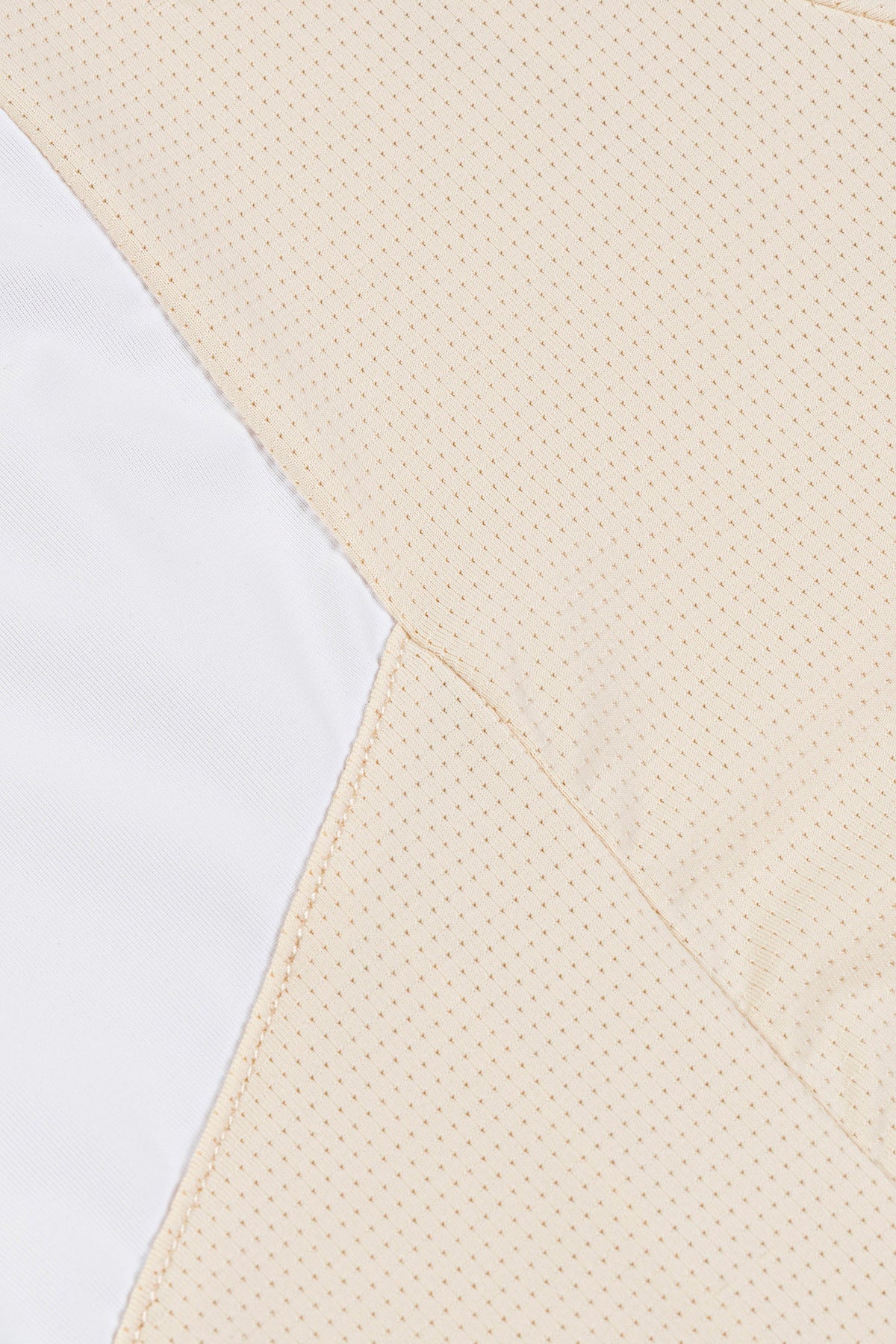 Hannah Childs Luna long sleeve show shirt in Vanilla with white bib front