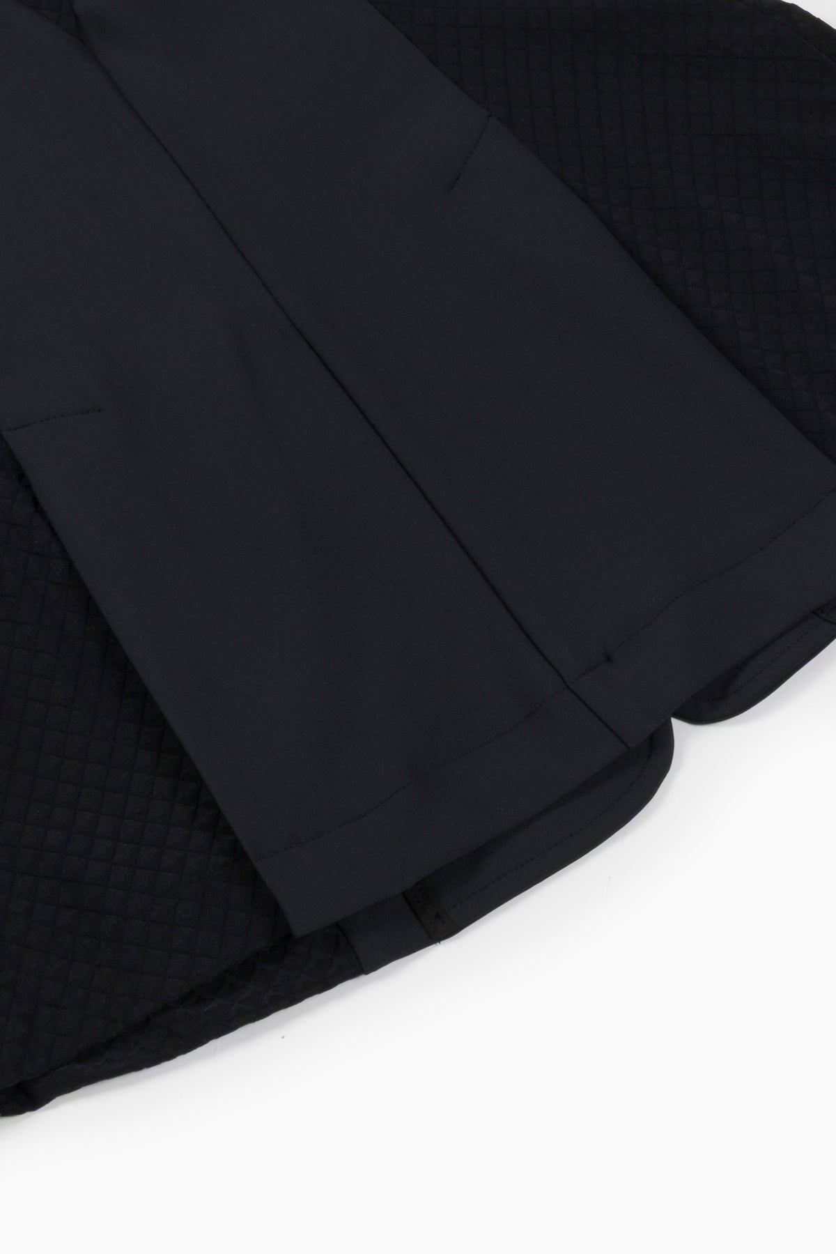 Hannah Childs Classica Mesh show coat in Dark Hunter with mesh paneling