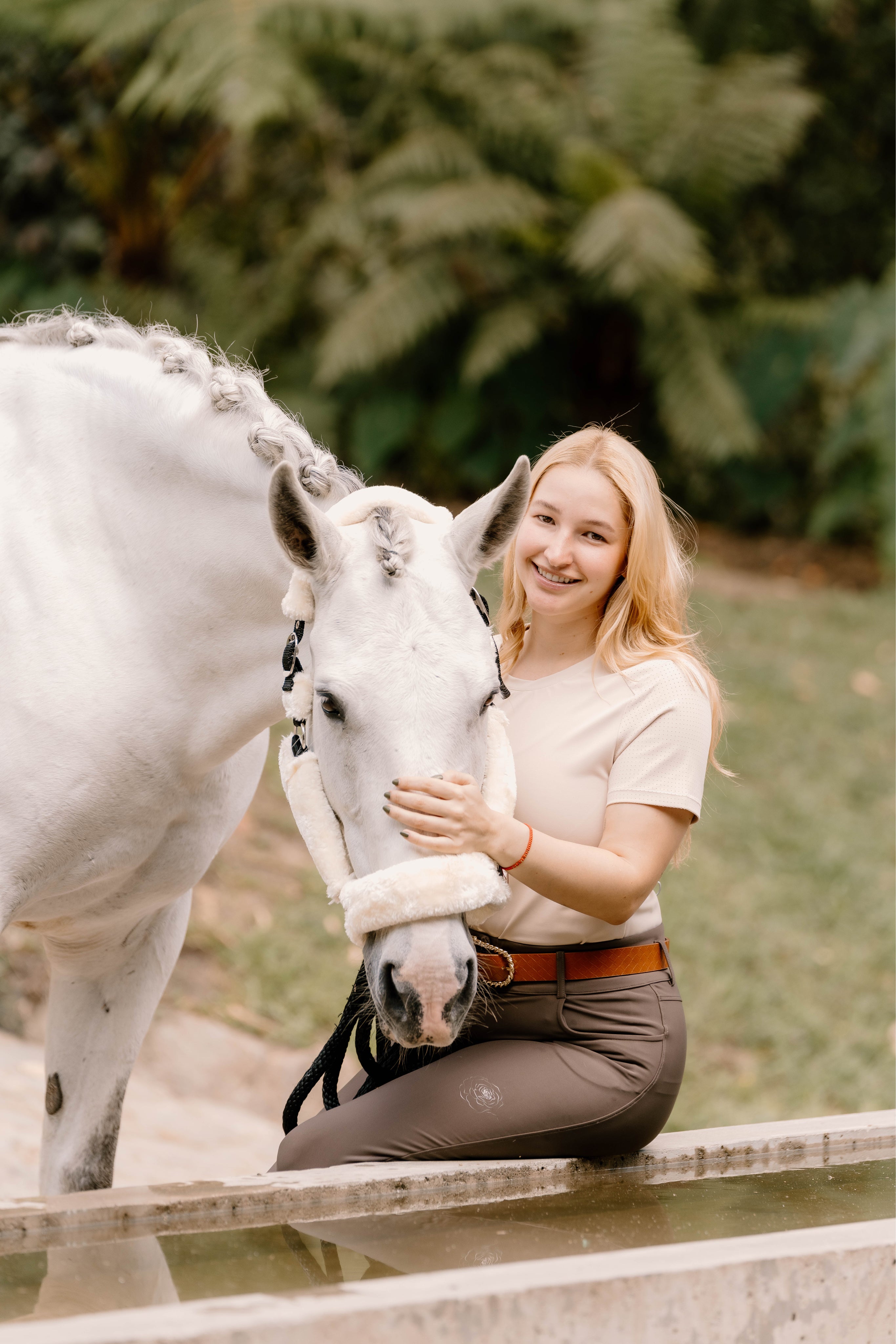 Maddy Perforated Short Sleeve Tech Tee