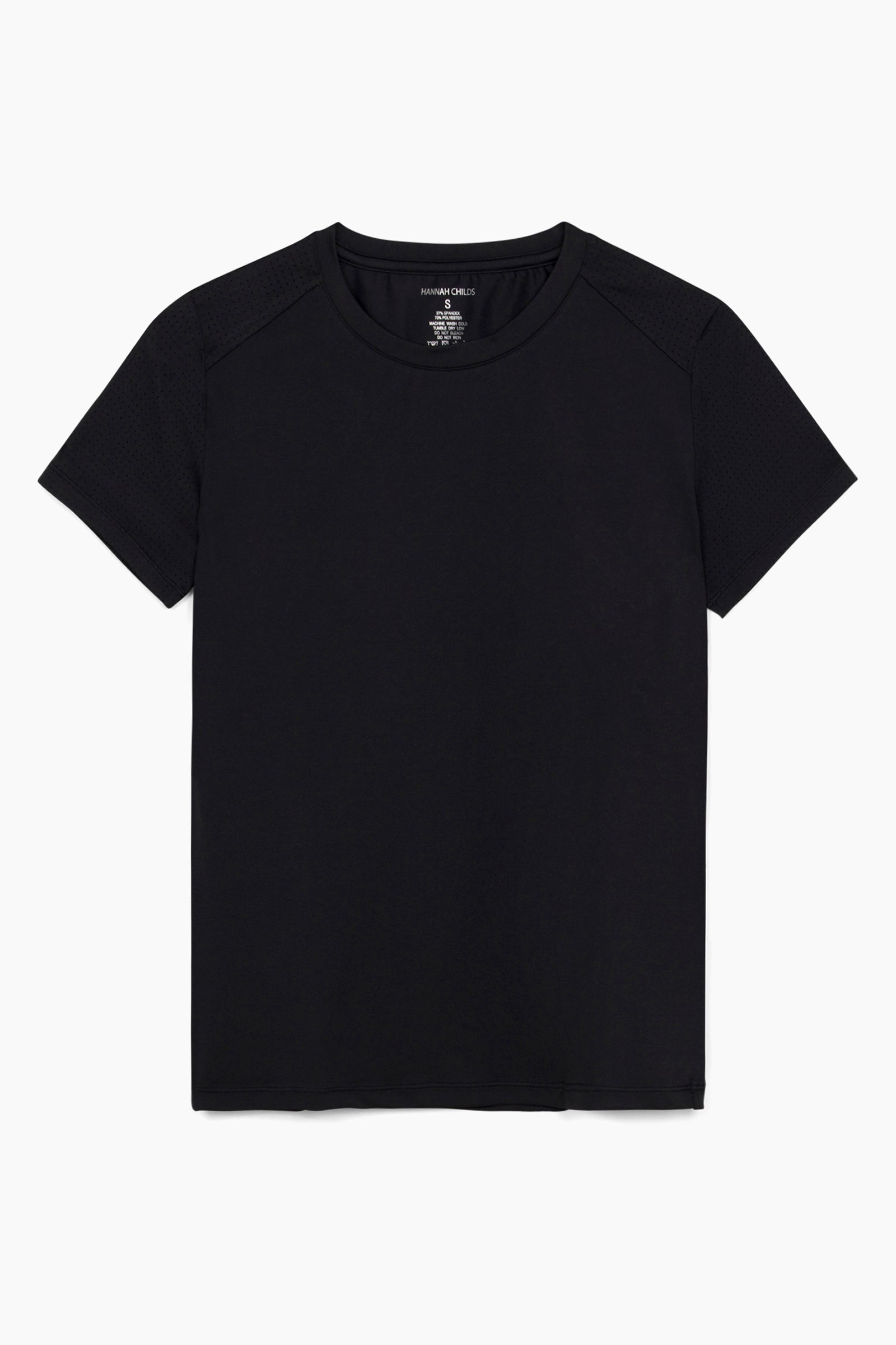 Maddy Perforated Short Sleeve Tech Tee