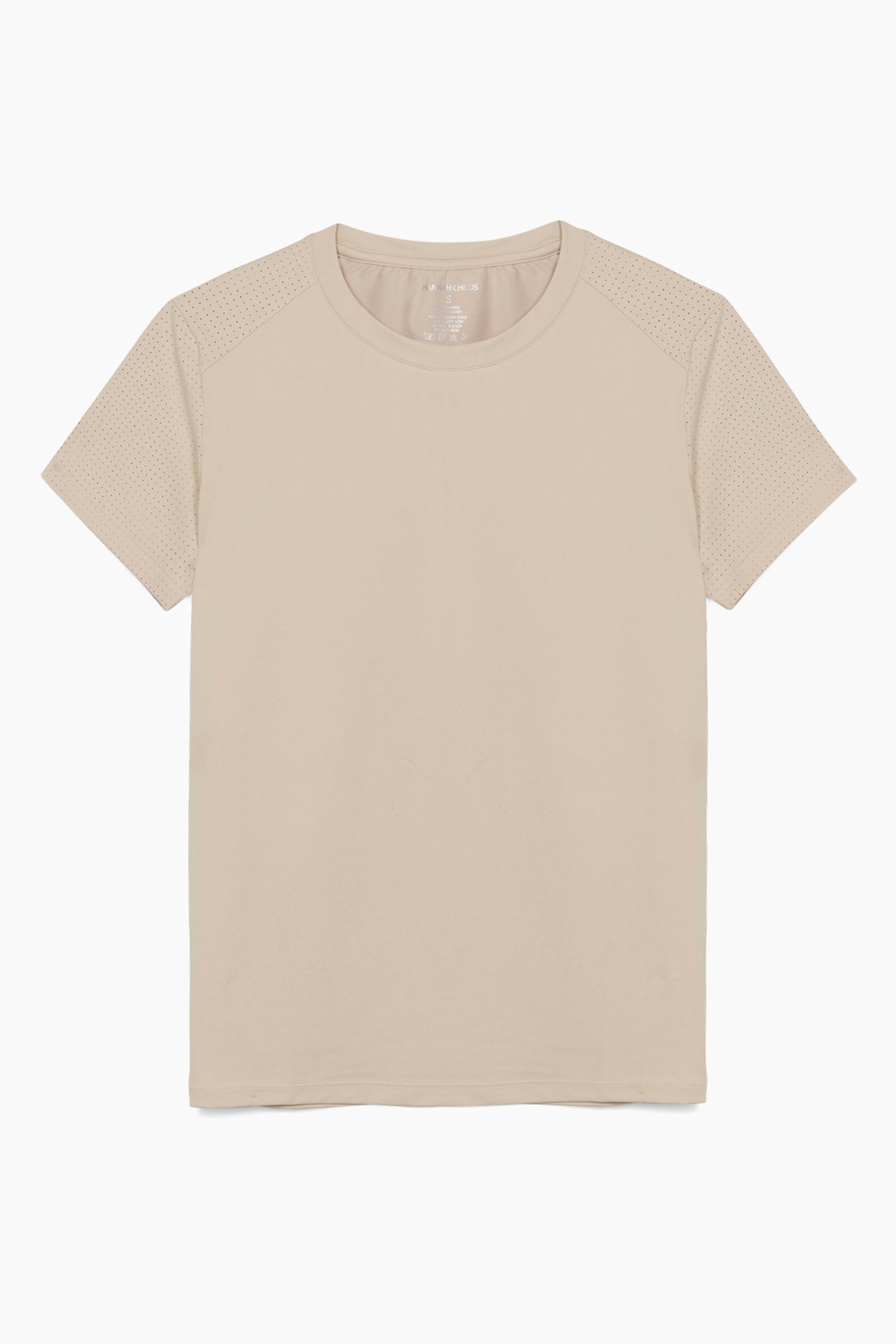 Maddy Perforated Short Sleeve Tech Tee