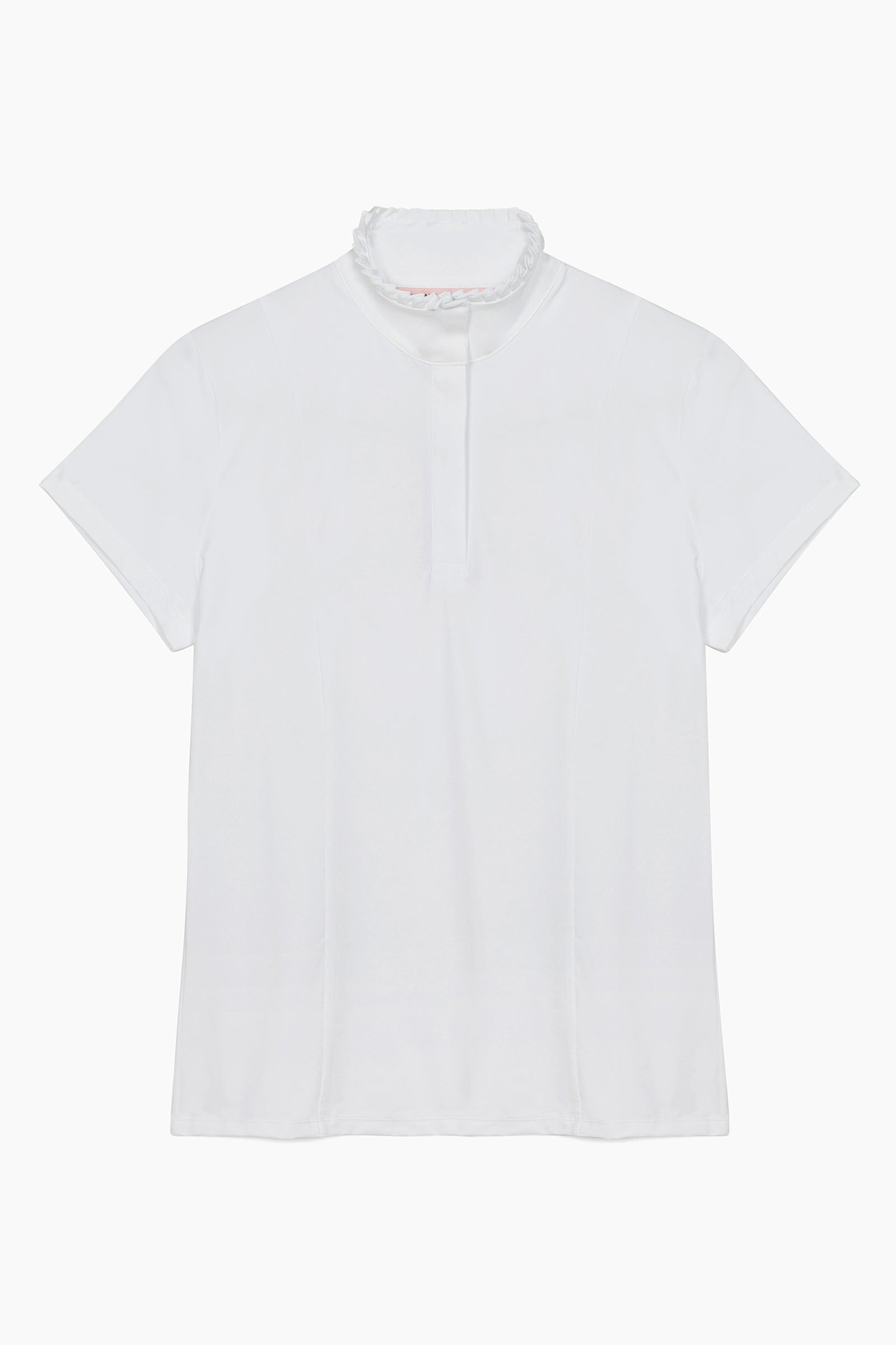 Rachel Ruffle Short Sleeve Show Shirt