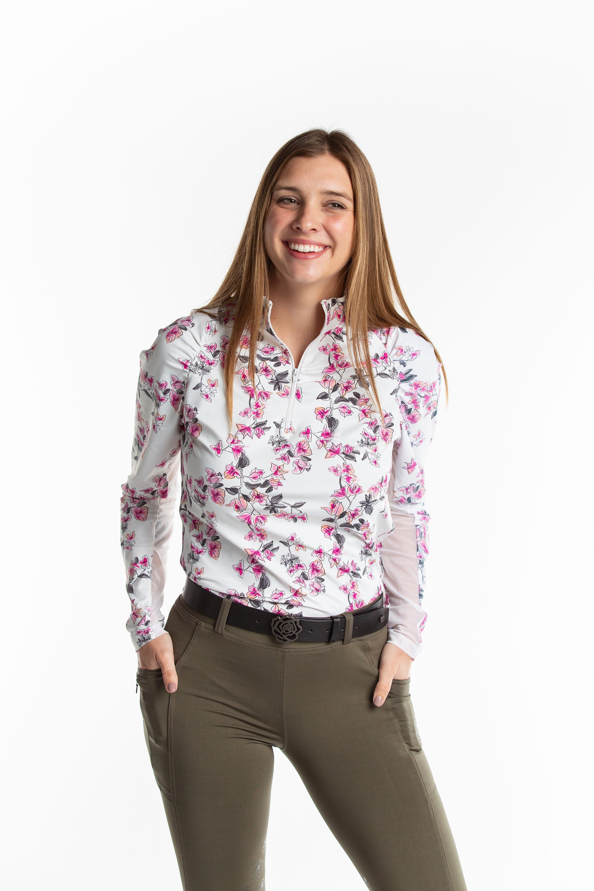 Naomi Long Sleeve Zip Top