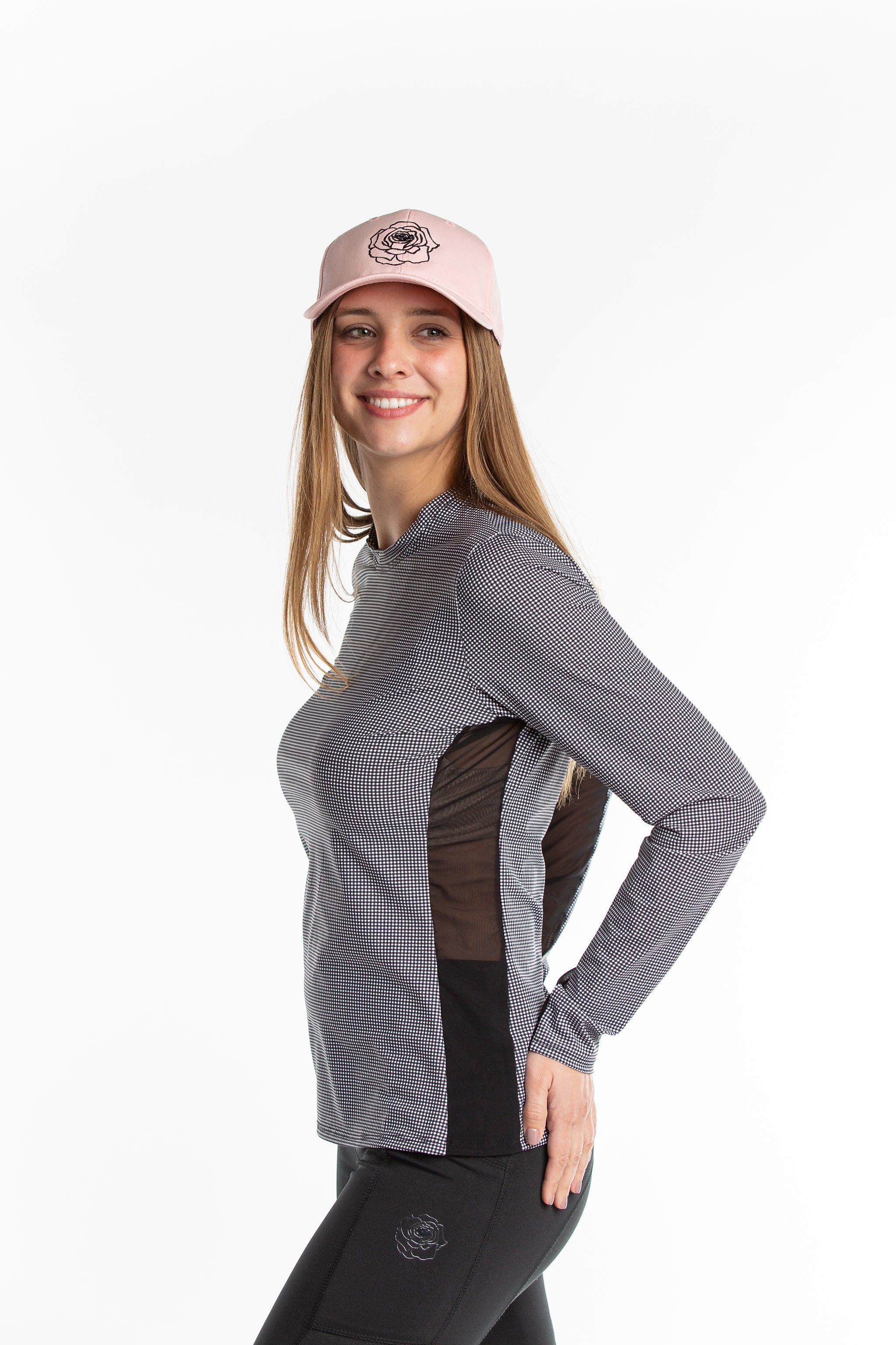 Janelle Long Sleeve Mesh Tee