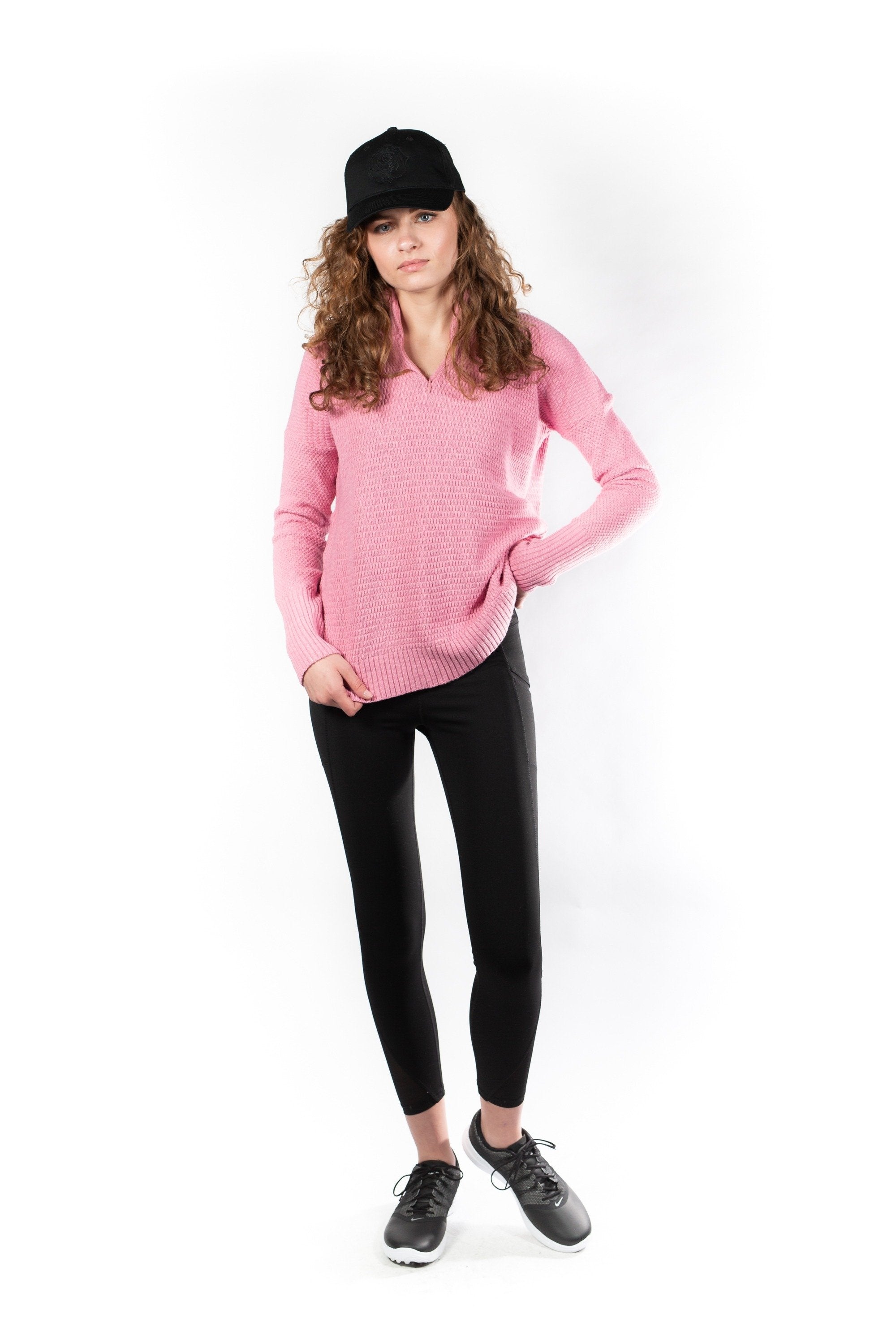Sassy Boyfriend 1/4 Zip Sweater