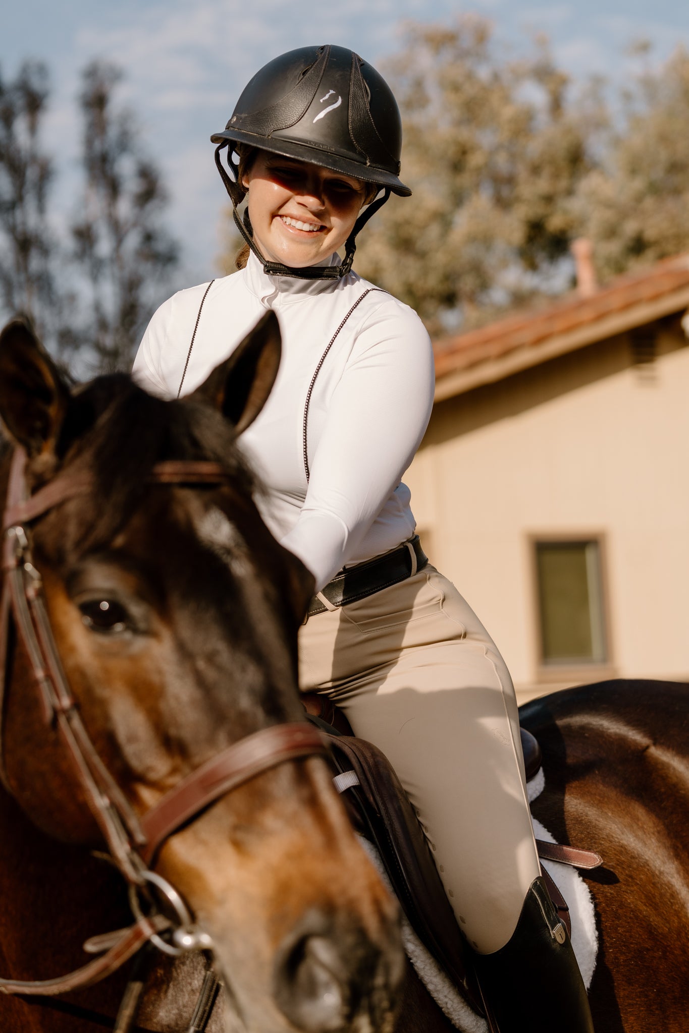 Constance Scallop LS Show Shirt
