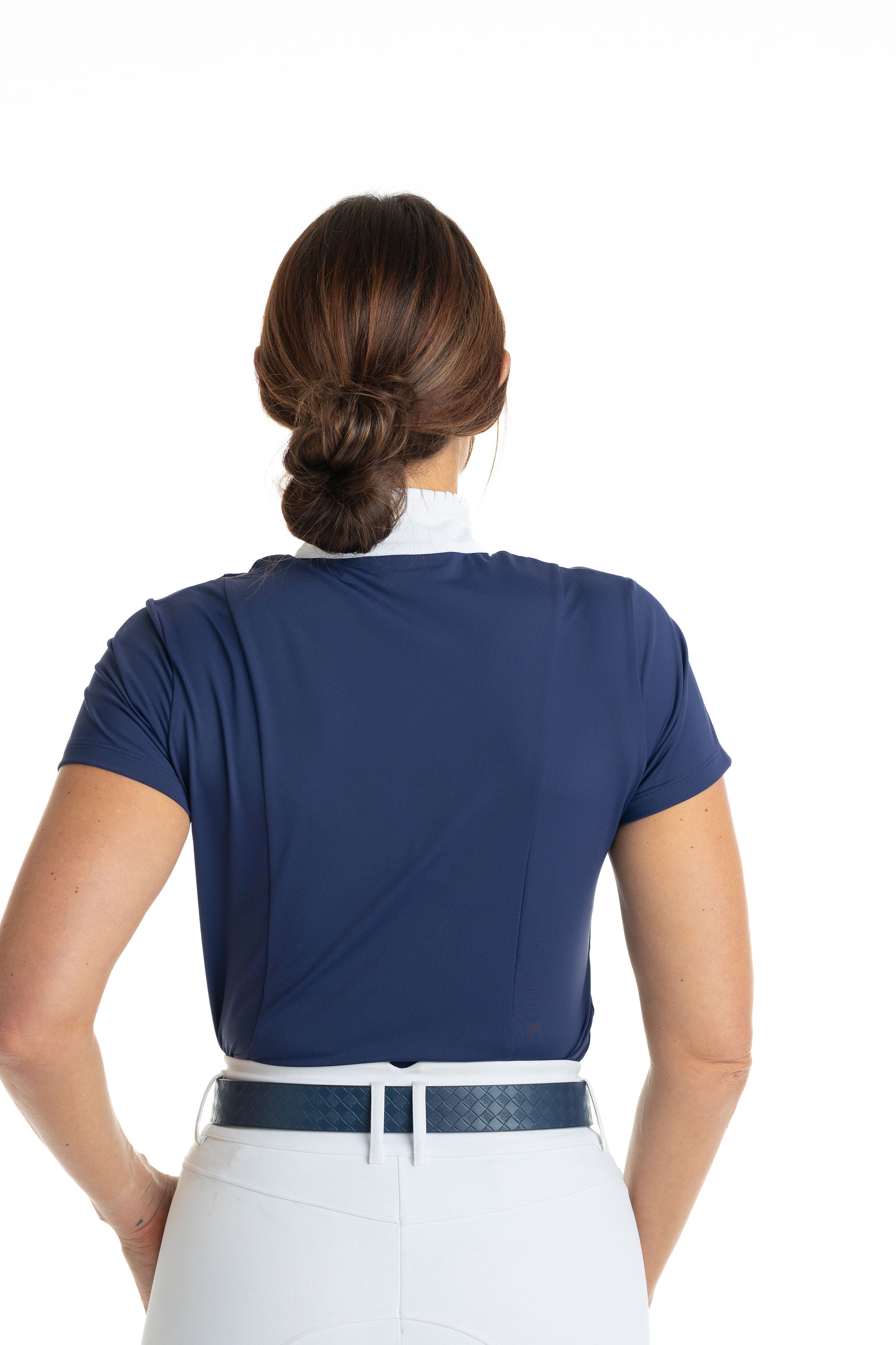 Rachel Ruffle Short Sleeve Show Shirt