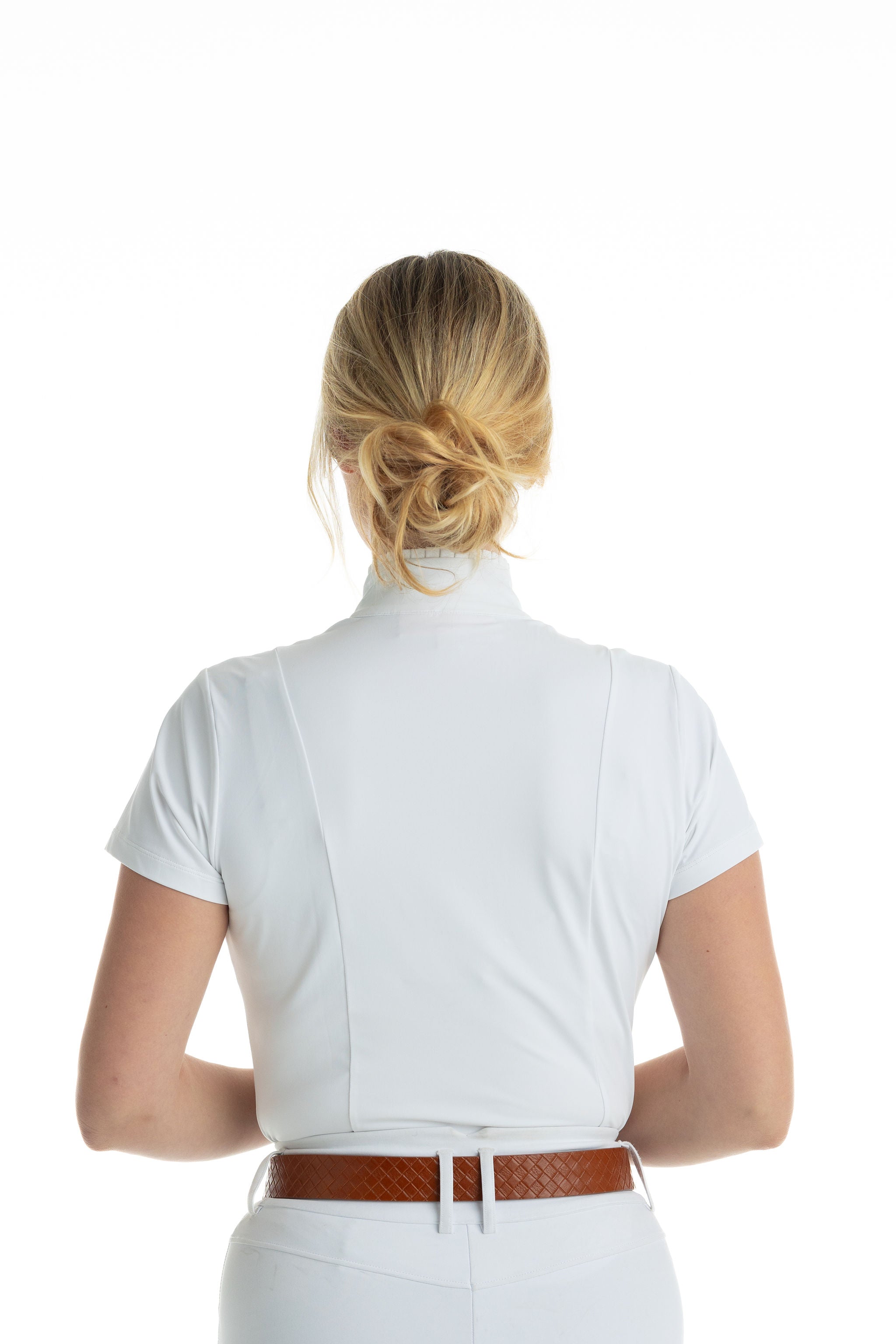 Rachel Ruffle Short Sleeve Show Shirt