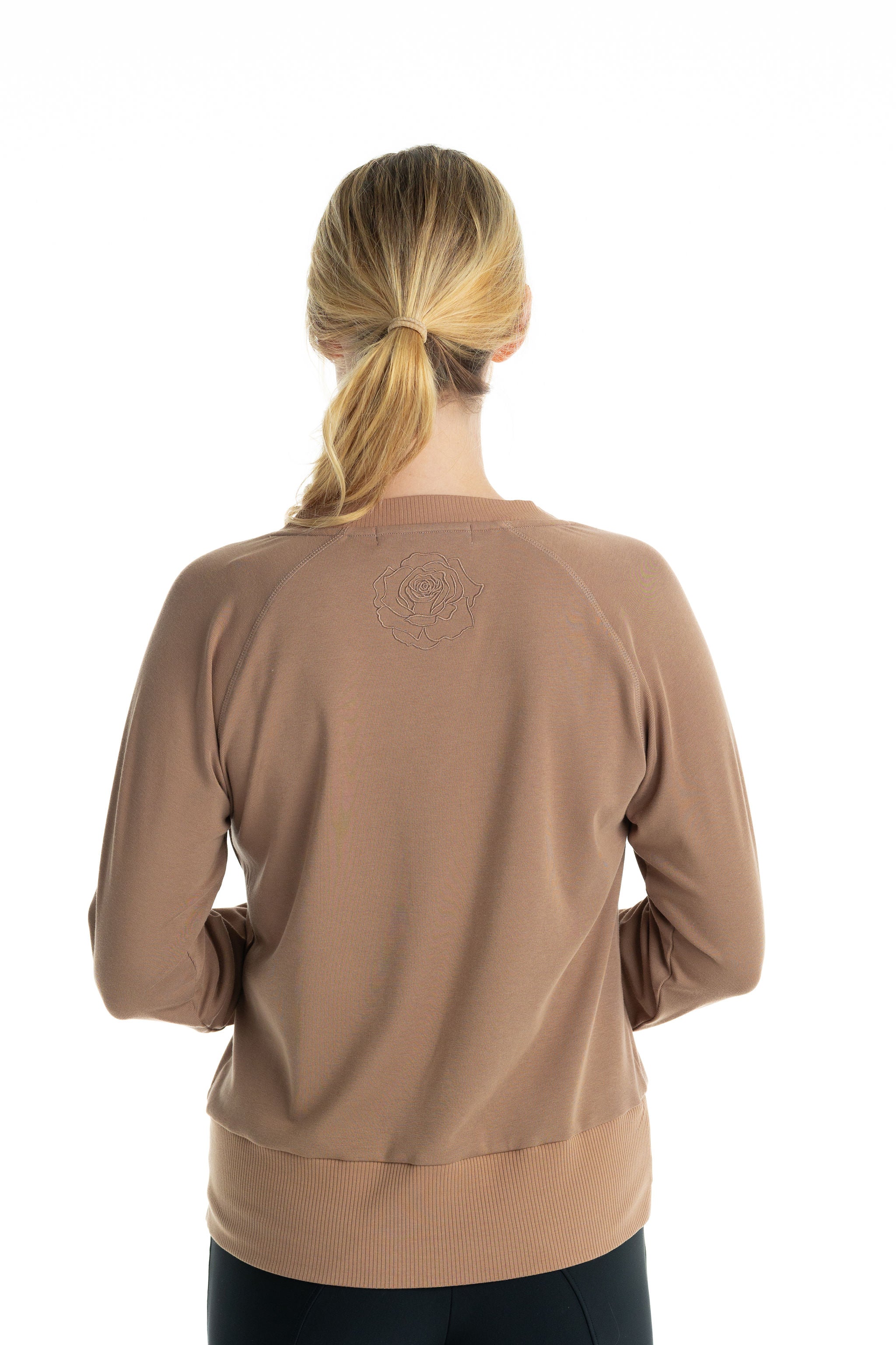 Asher Bamboo V Neck Sweatshirt