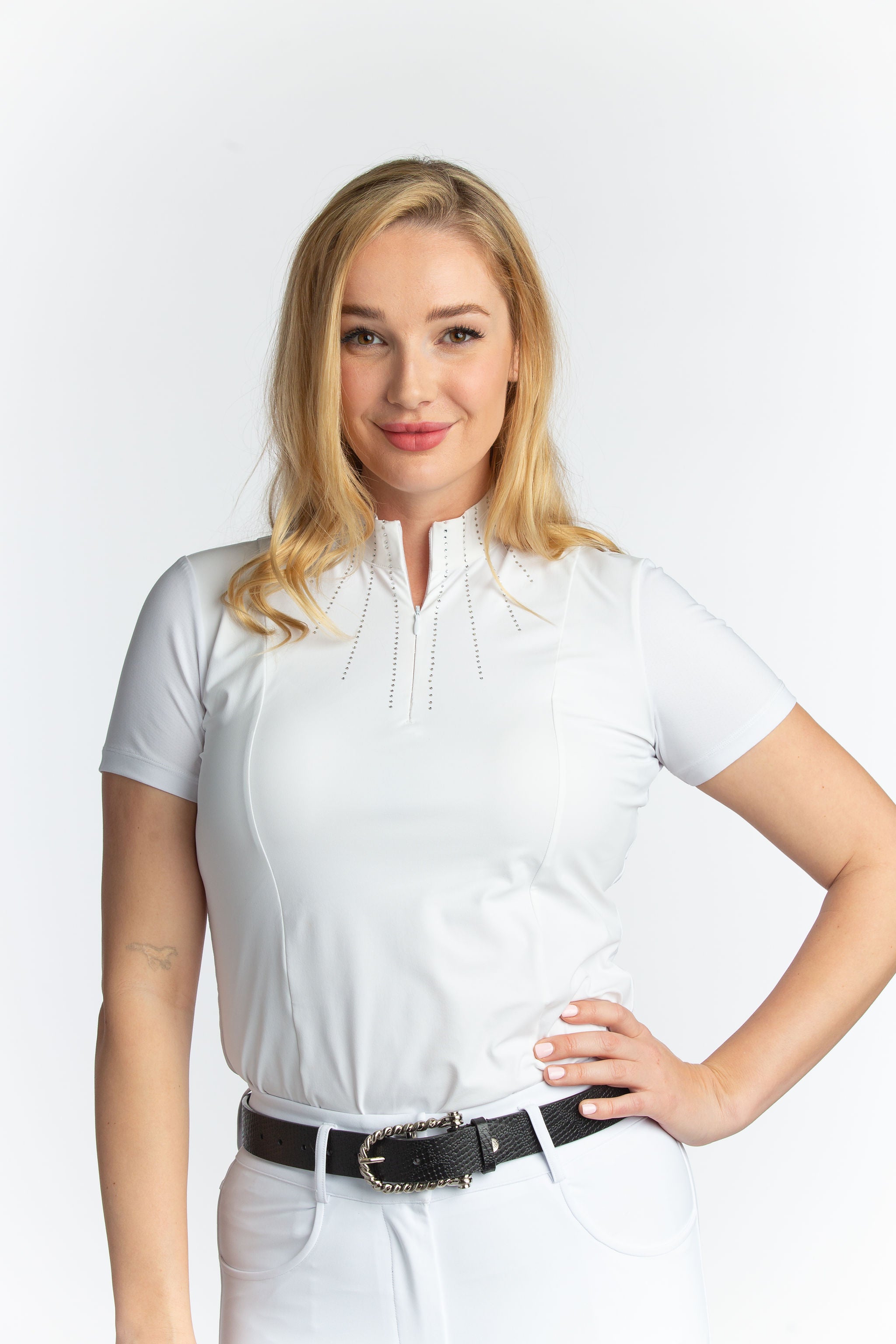 Raya Crystal Short Sleeve Show Shirt