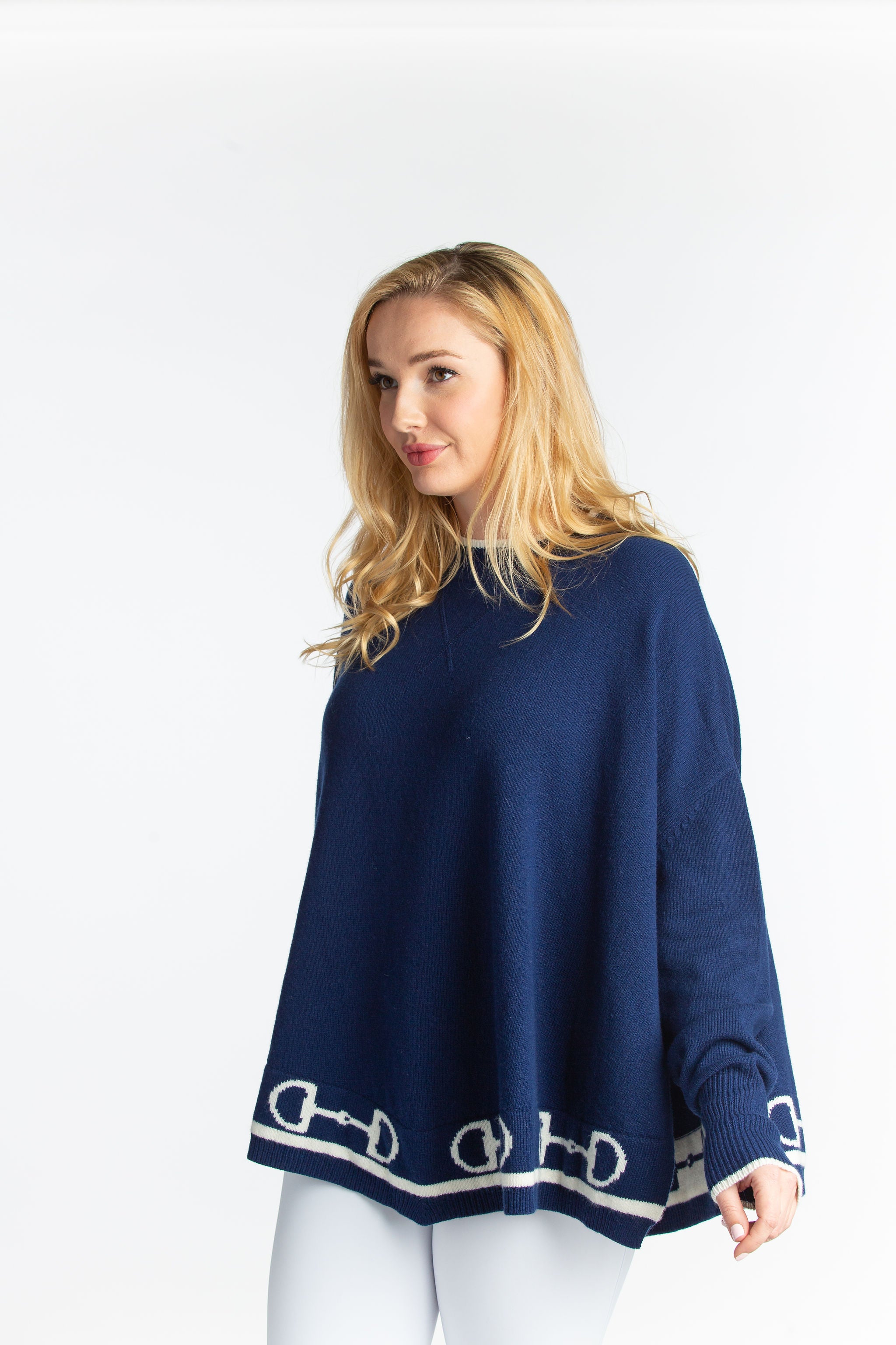 Kristina Bit Poncho with Sleeves