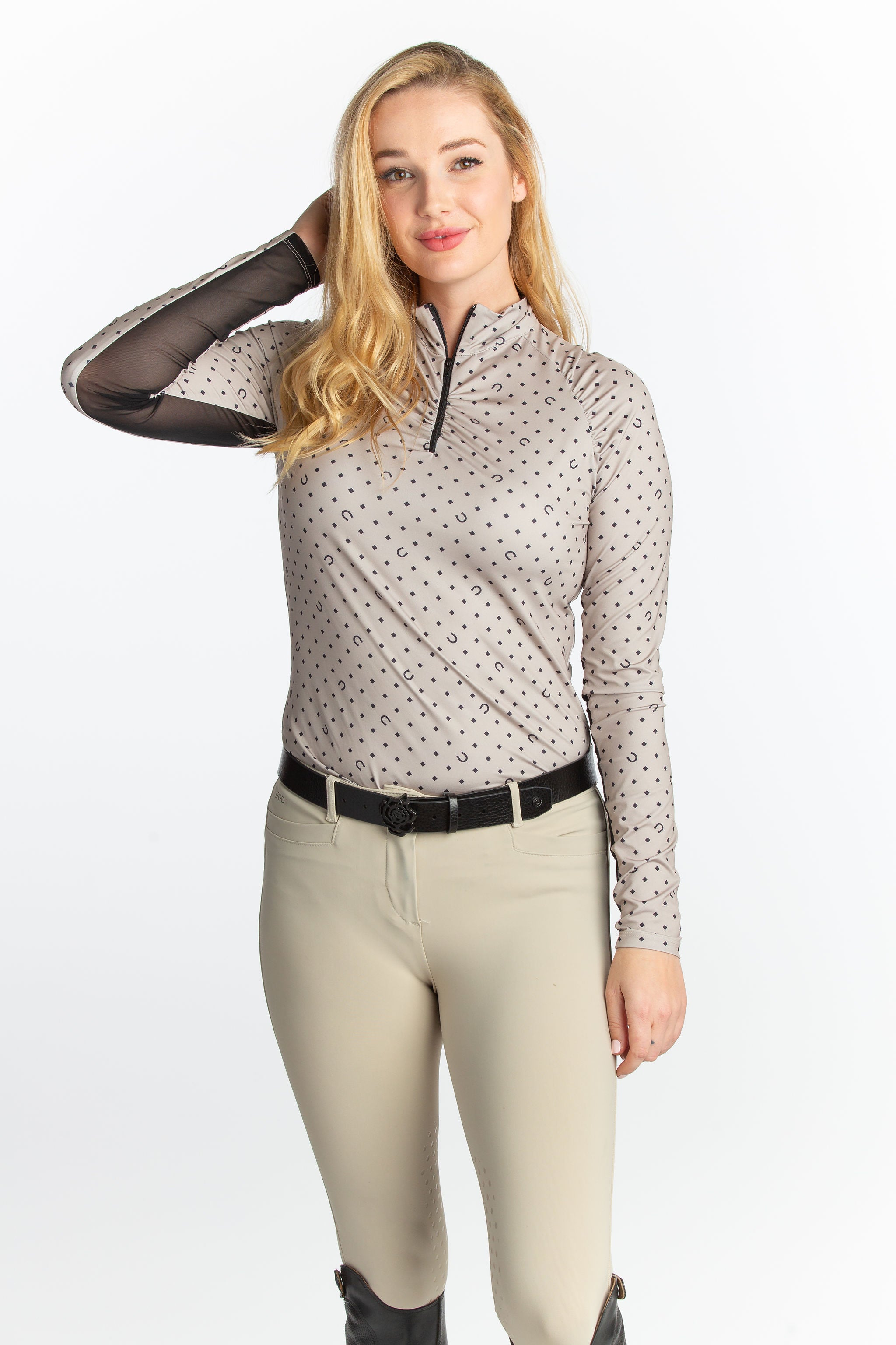 Naomi Long Sleeve Zip Top