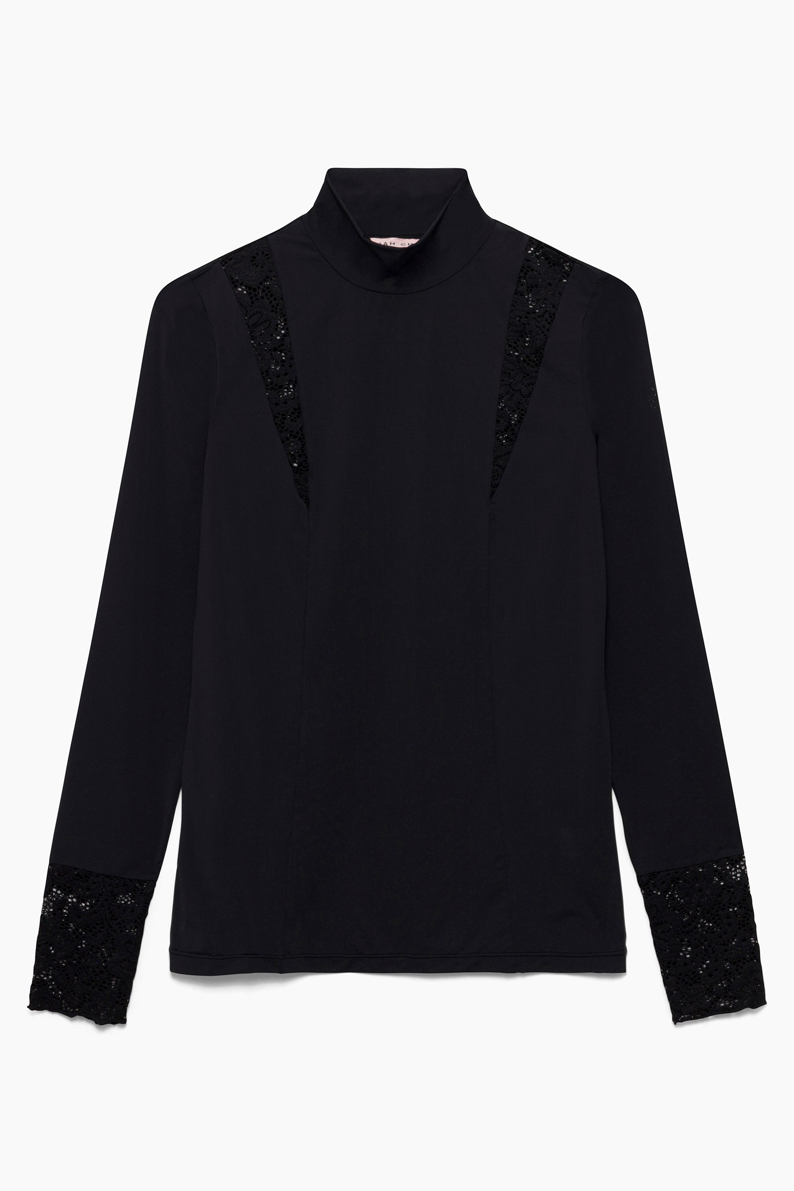 Farrah Lace Turtleneck Training Top