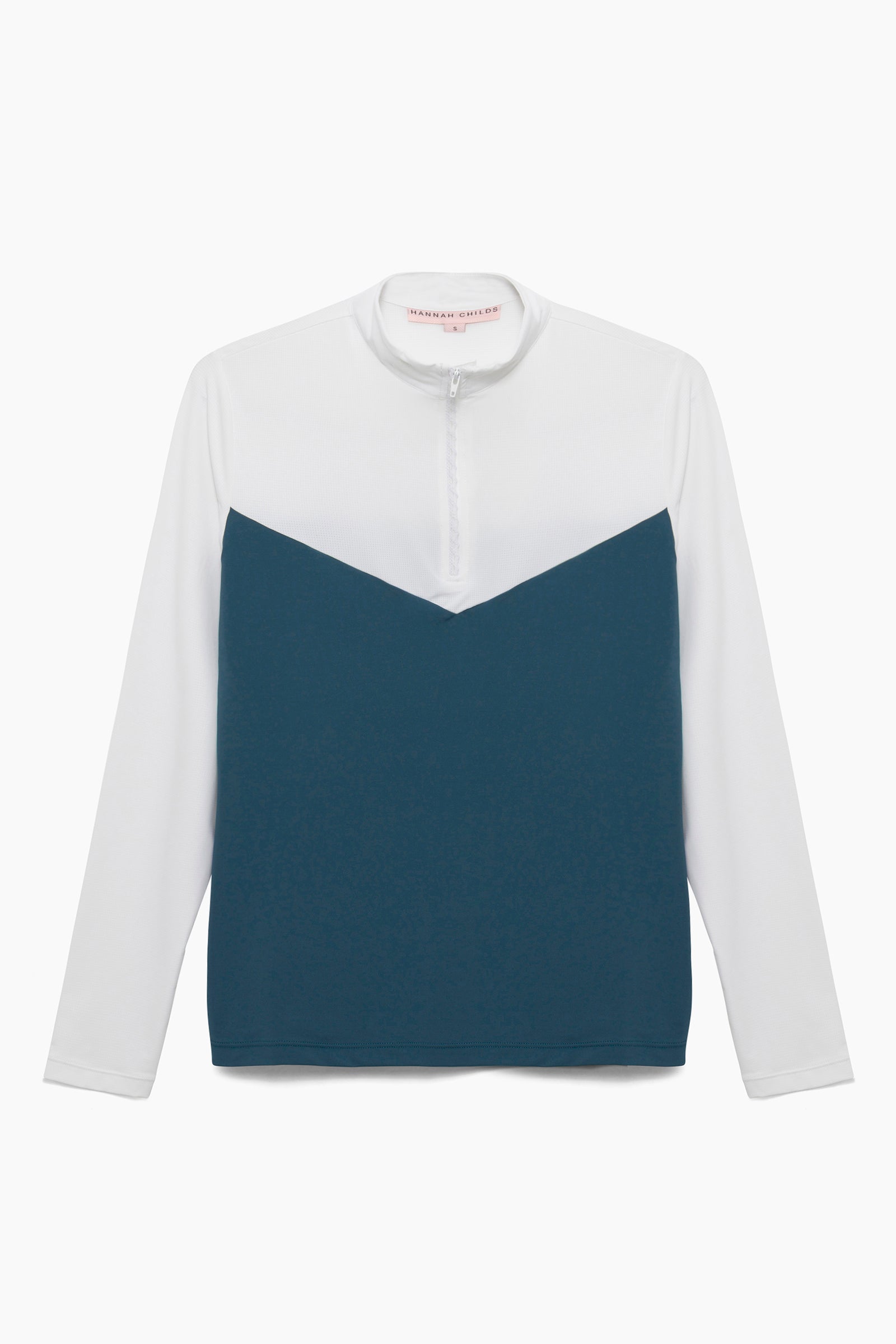 Clarissa Mesh Long Sleeve Zip Top