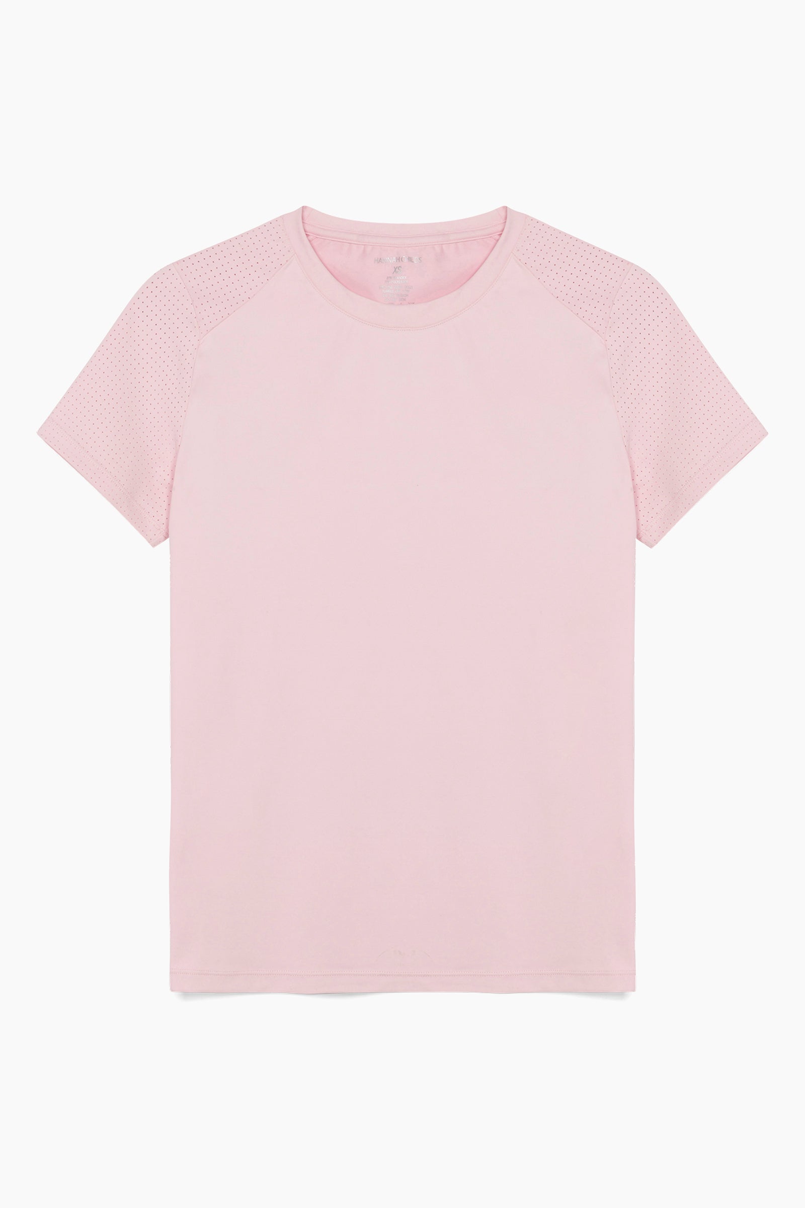 Maddy Perforated Short Sleeve Tech Tee