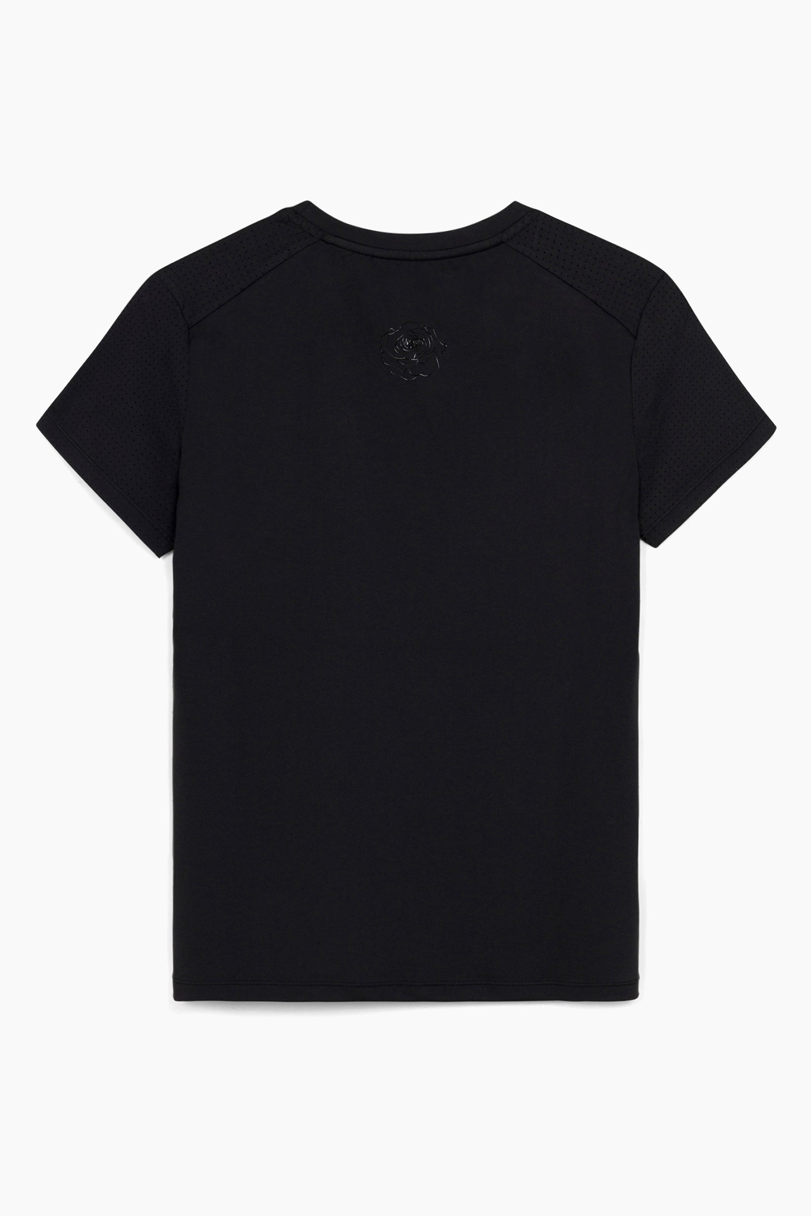 Maddy Perforated Short Sleeve Tech Tee