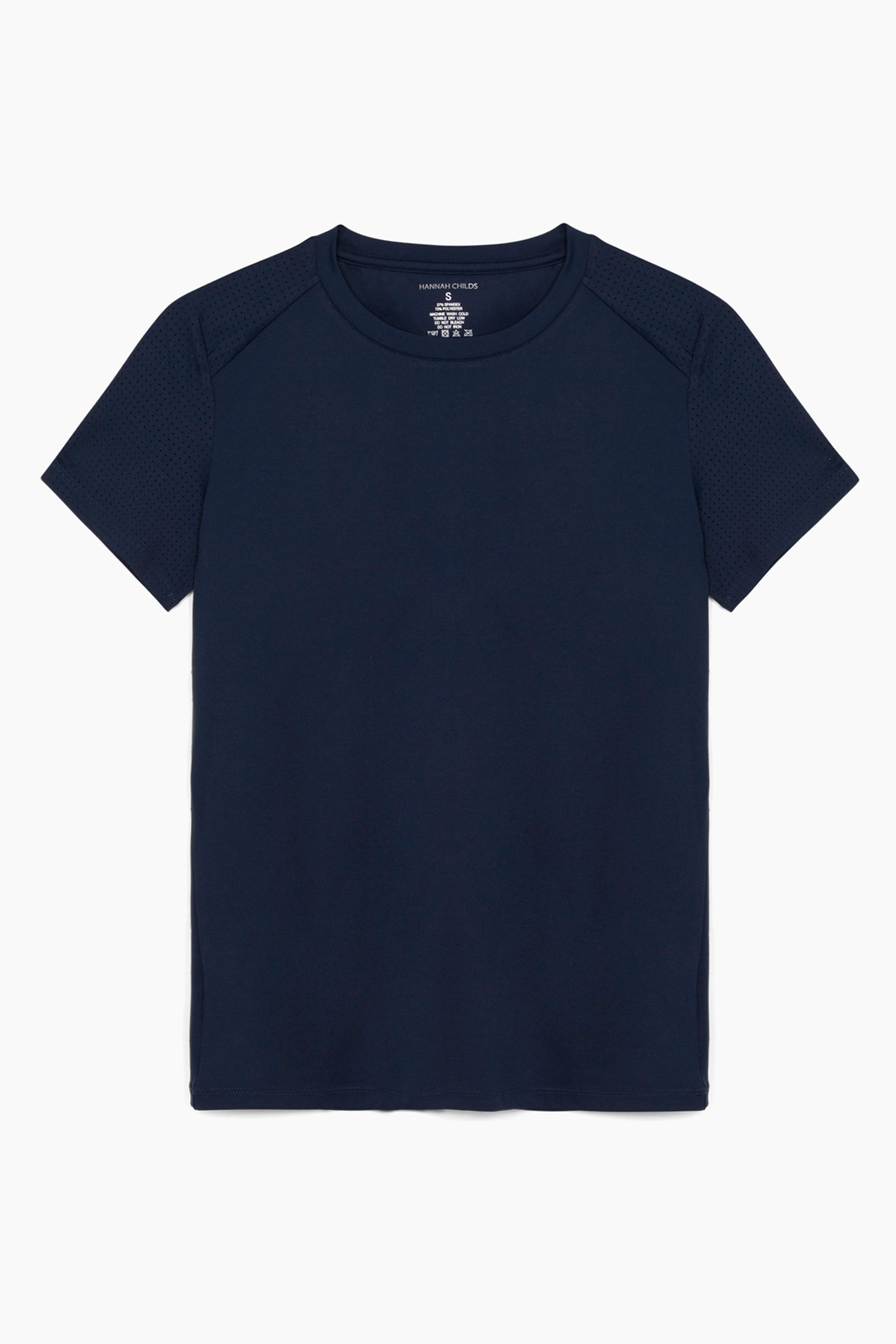 Maddy Perforated Short Sleeve Tech Tee