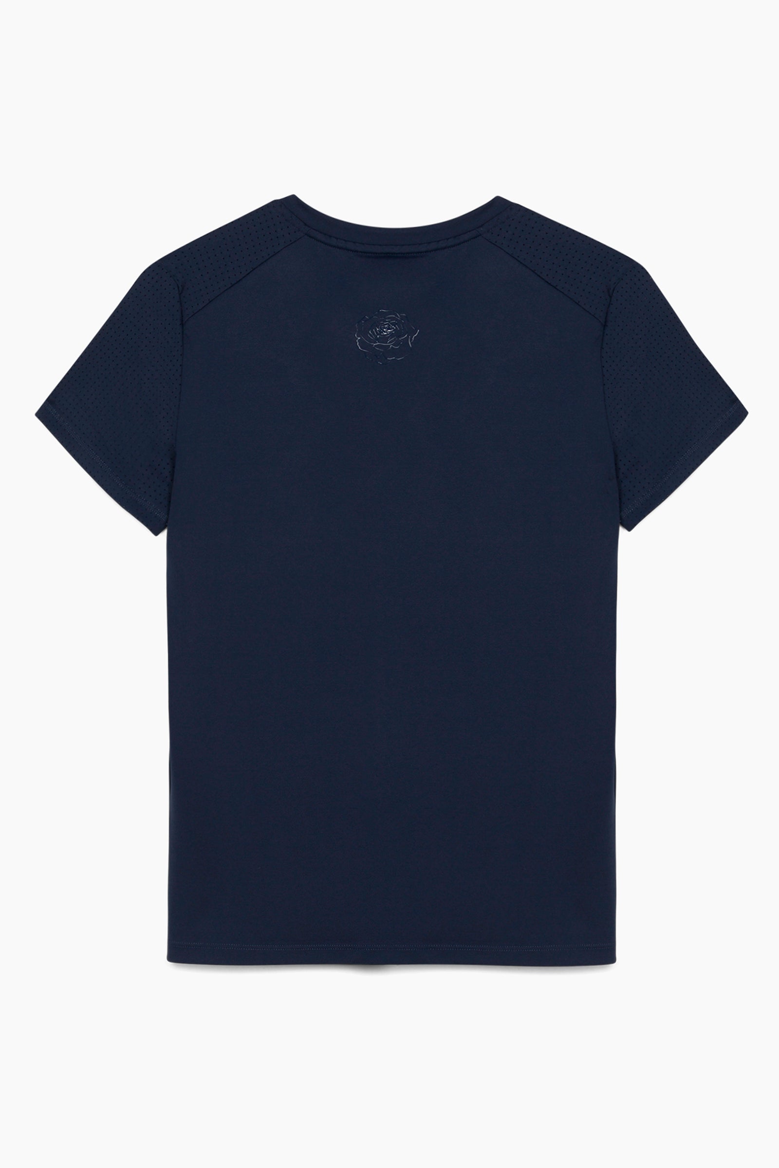 Maddy Perforated Short Sleeve Tech Tee