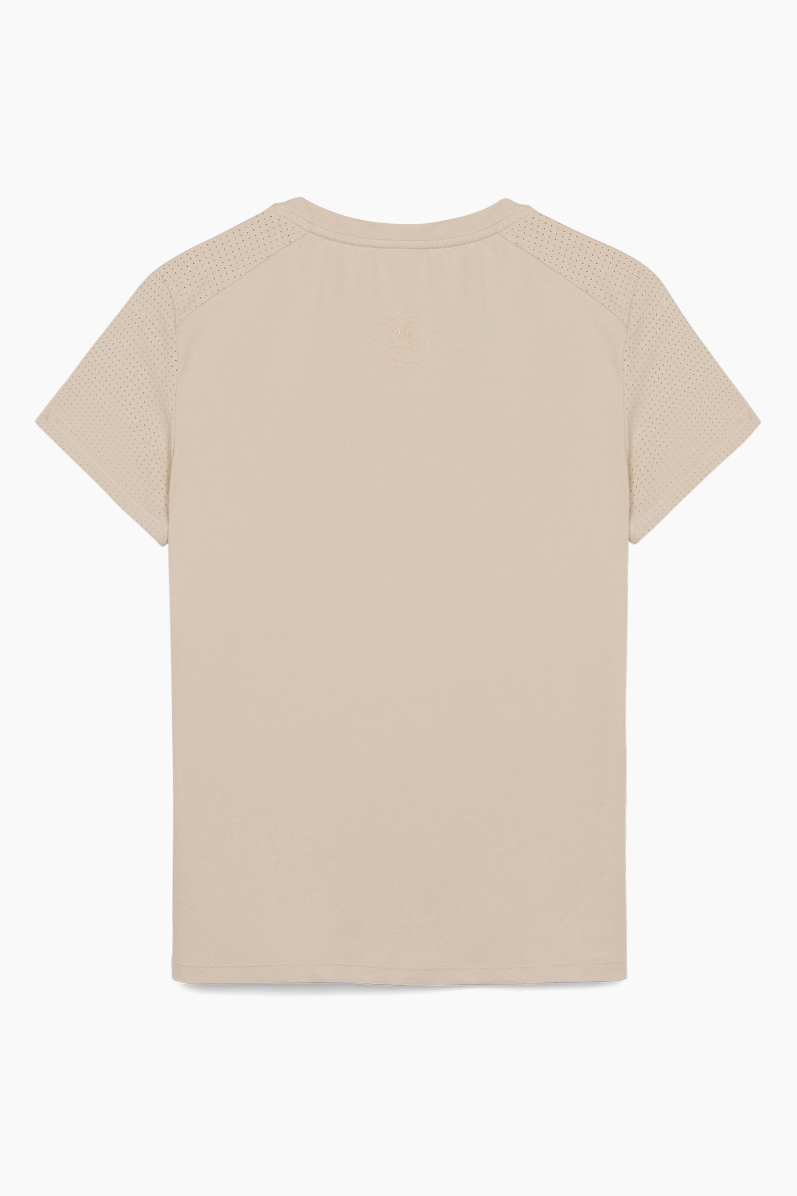 Maddy Perforated Short Sleeve Tech Tee