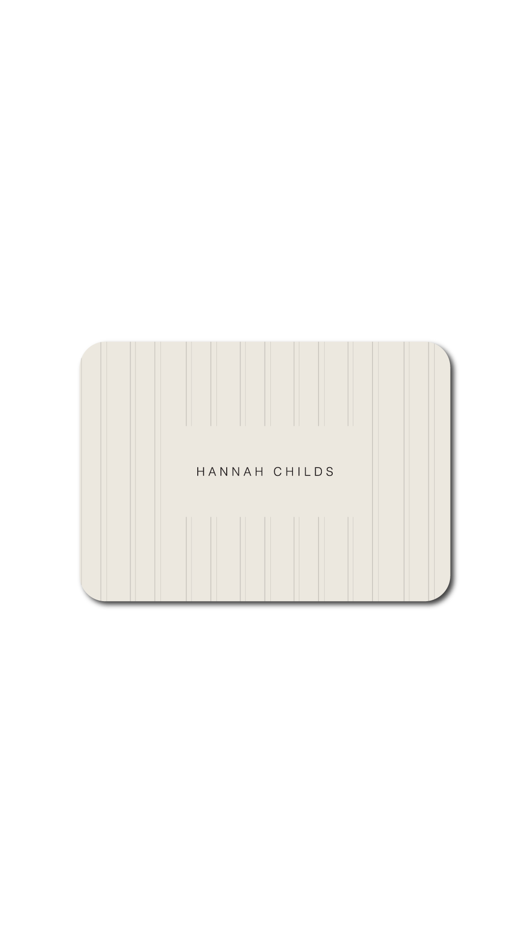 Hannah Childs Lifestyle Gift Card
