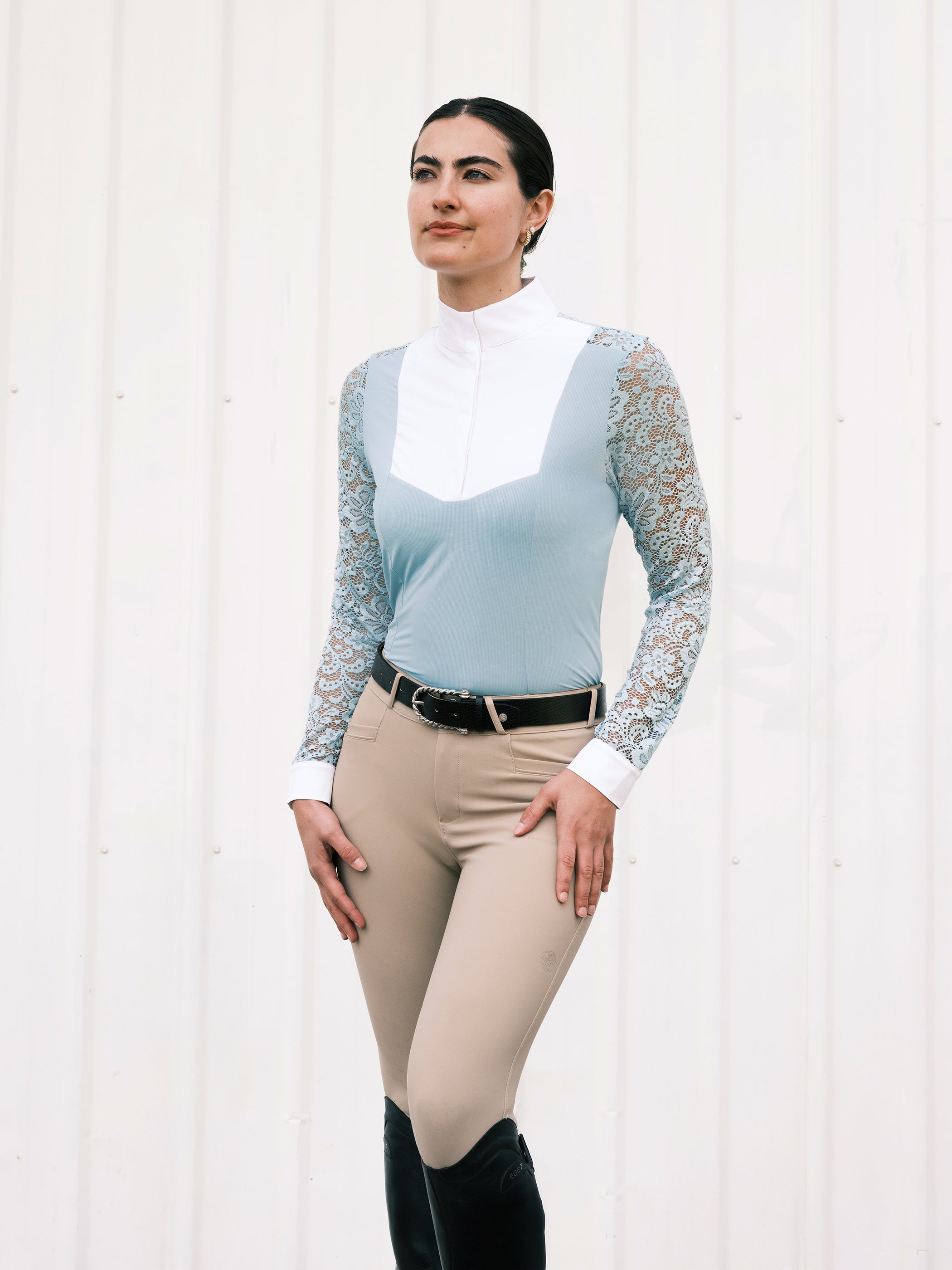 Luna Lace Long Sleeve Show Shirt