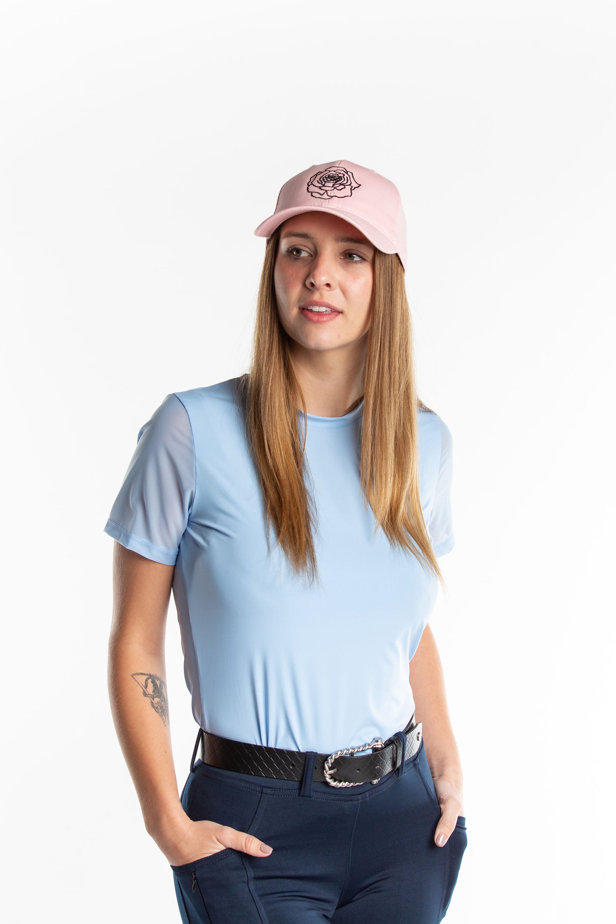 Camiseta feminina da marca Lucky - XS / BLUE