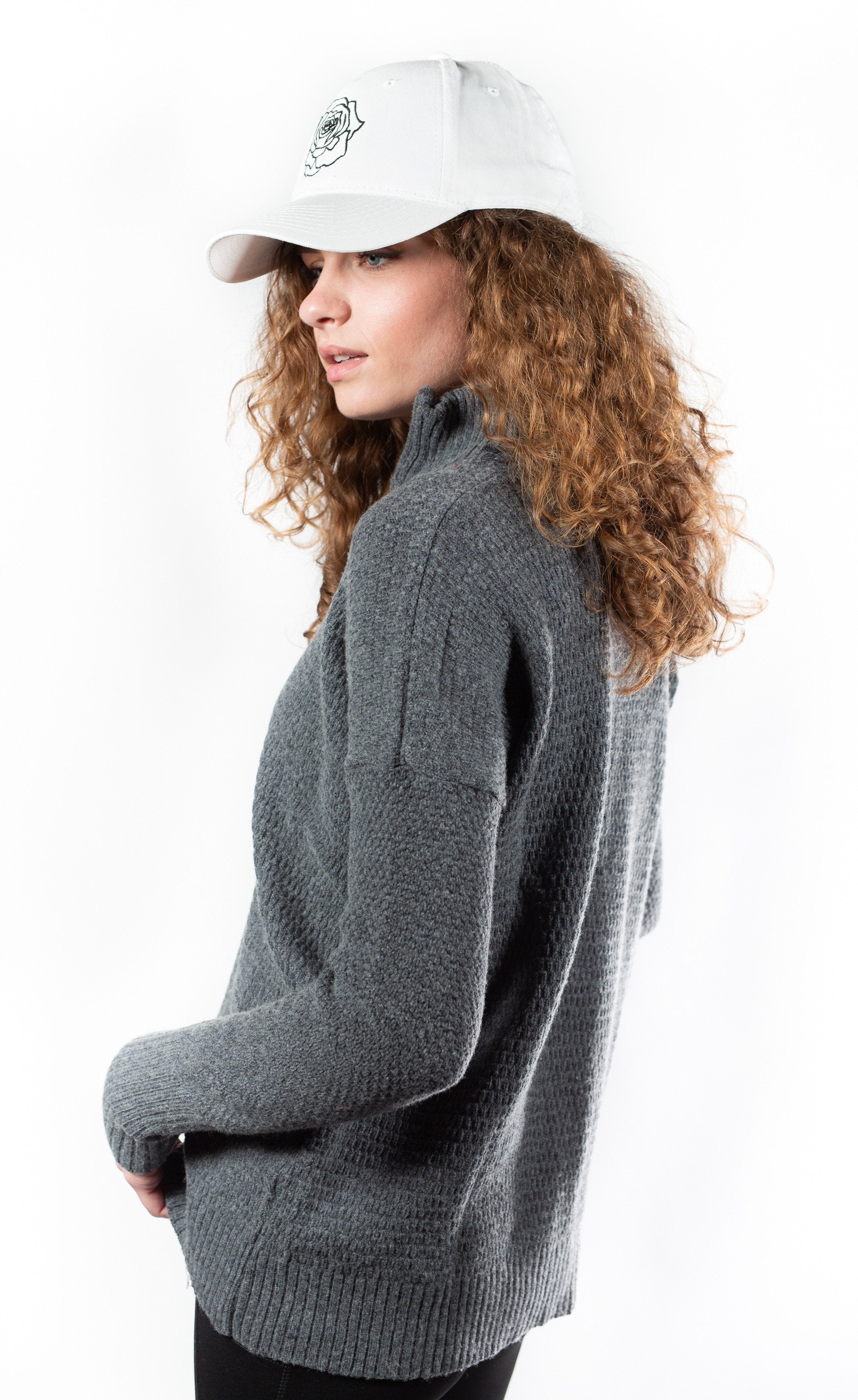 Sassy Boyfriend 1/4 Zip Sweater